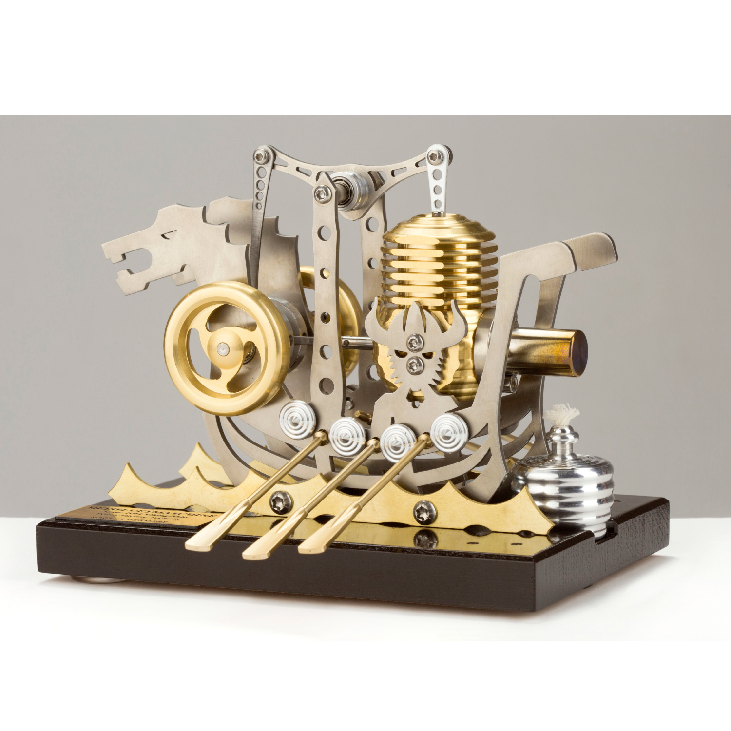 Stirlingmotor Viking Ship dunkel BHB4