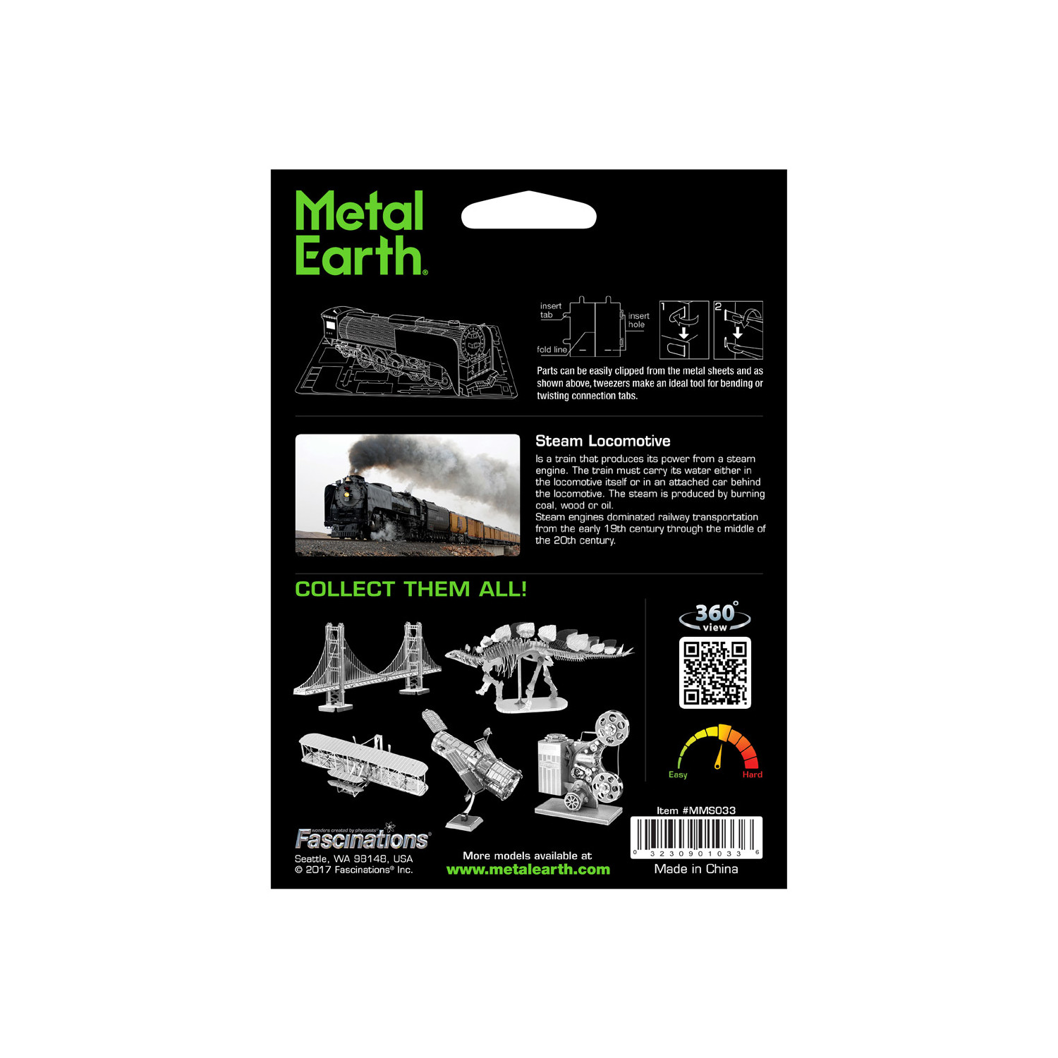 Metal Earth - UP844 Steam Locomotive