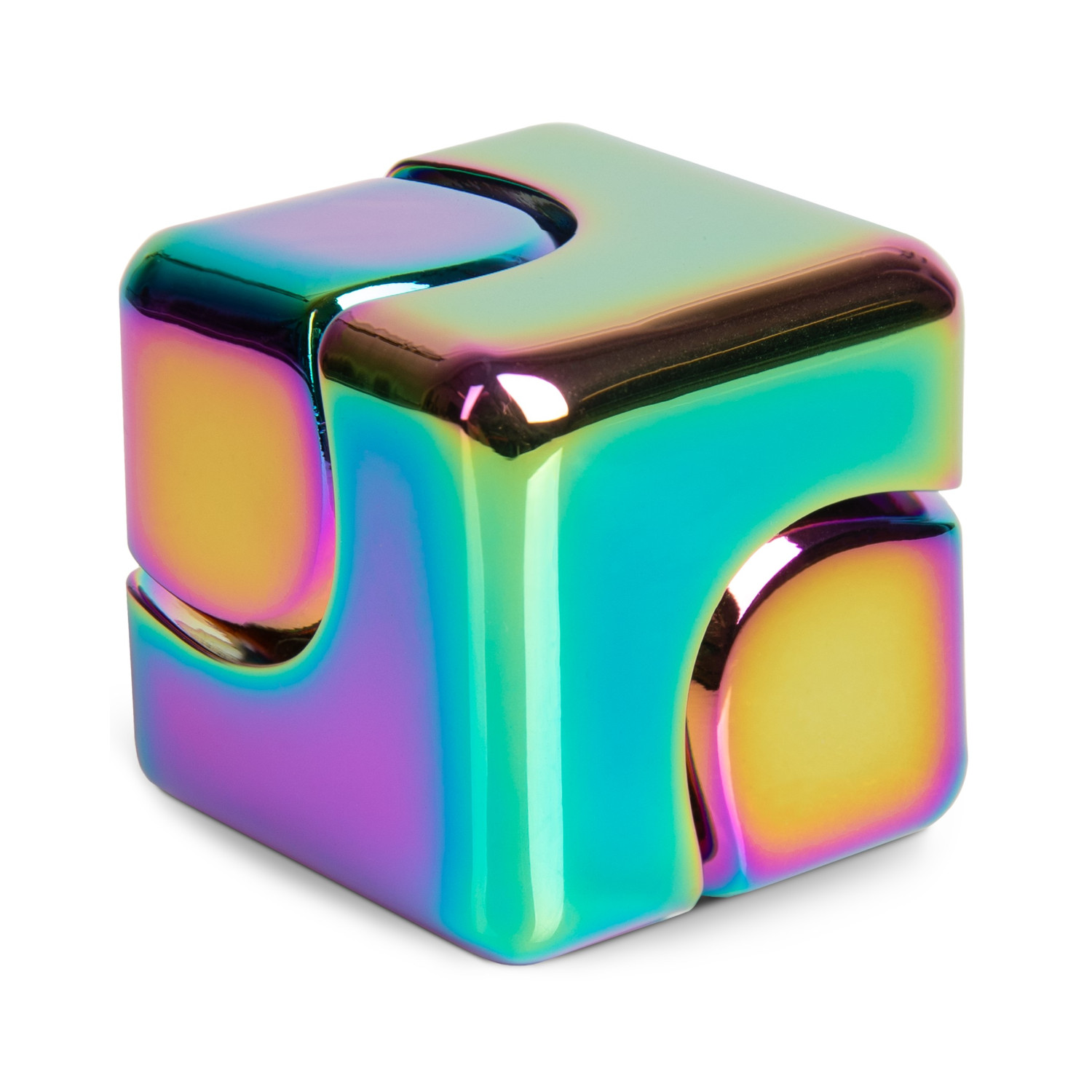 Fidget Spinner Cube - Multicolor-Metallic