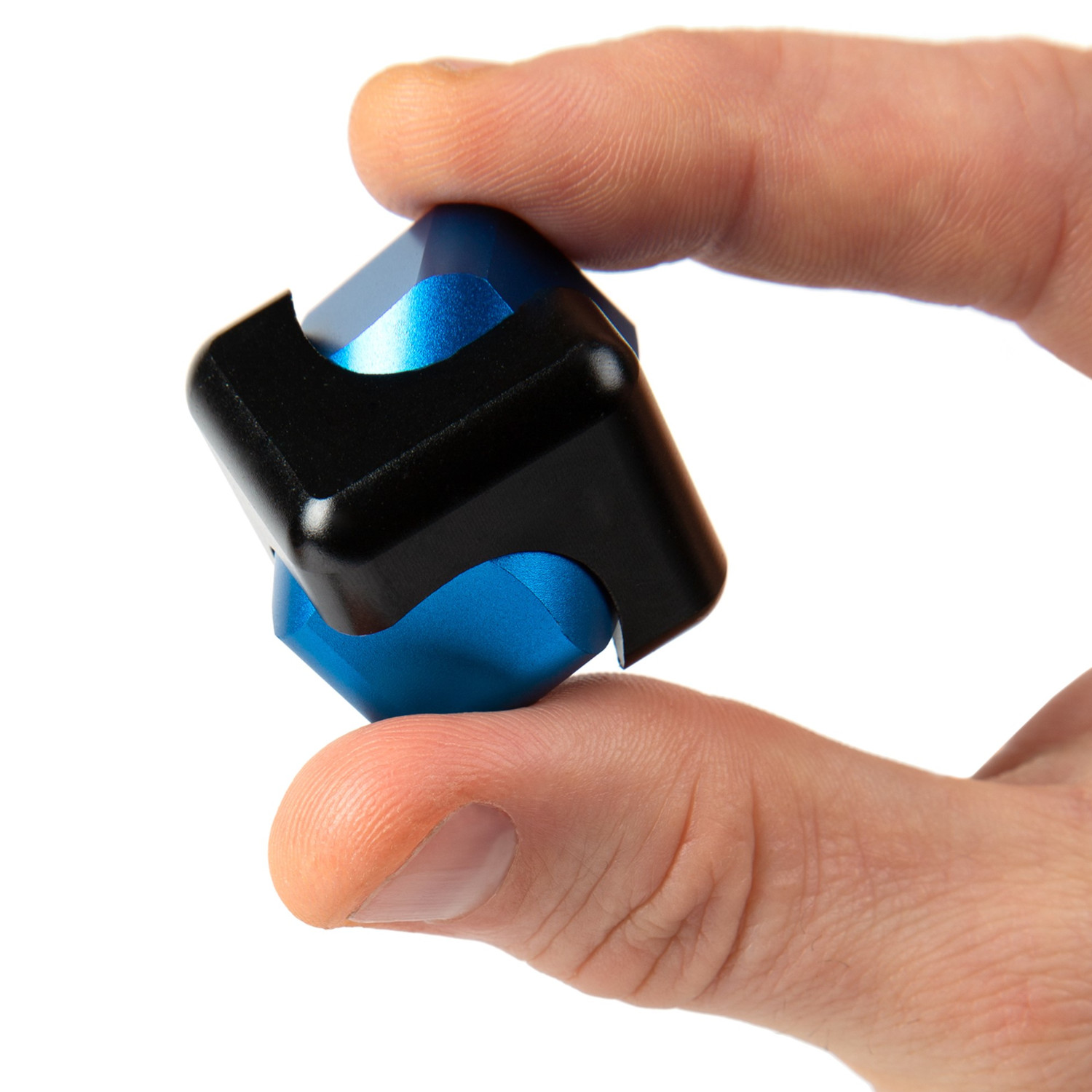 Fidget Spinner Cube - Schwarz-Blau
