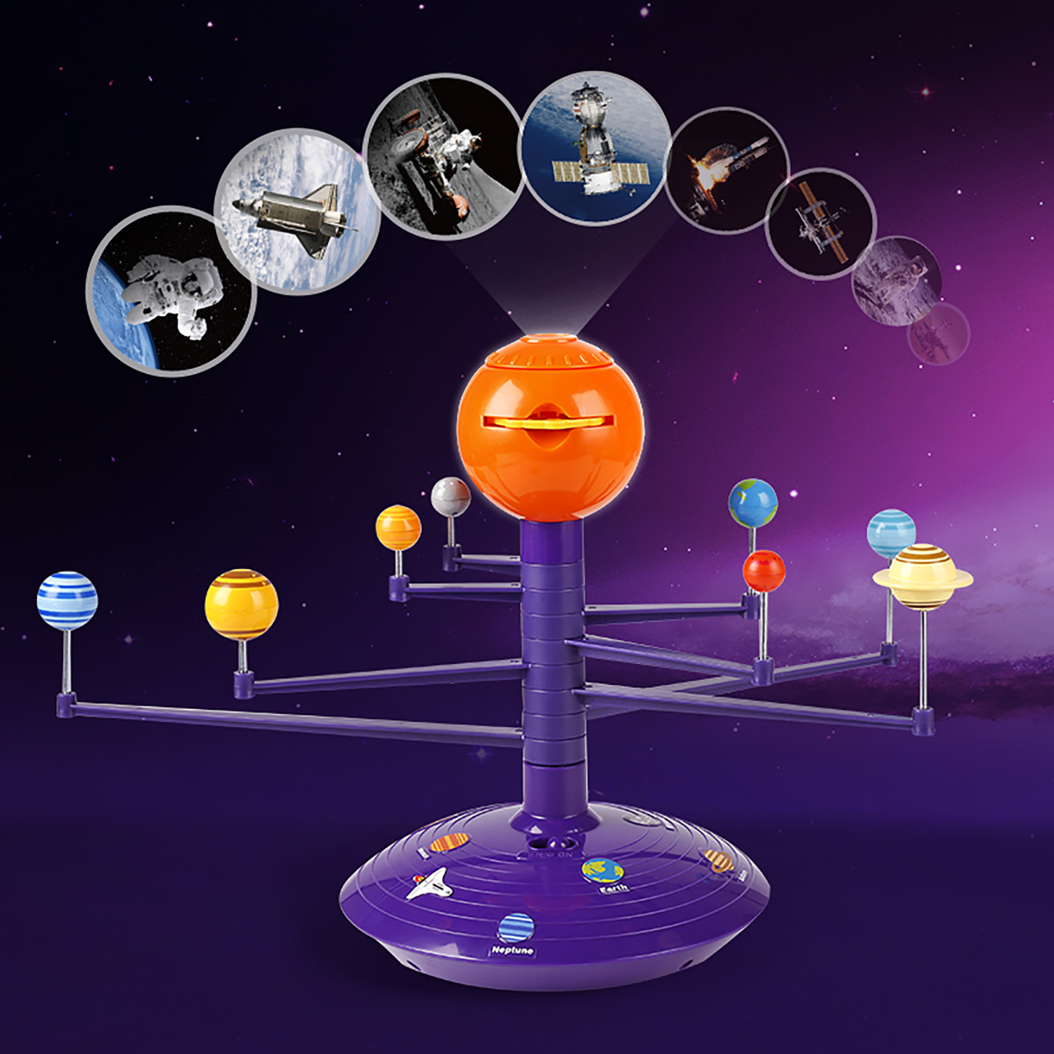 3D - Sonnensystem mit Projektor Deutsch/Englisch