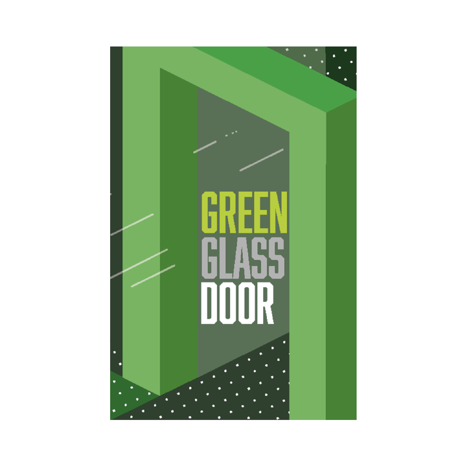 Green Glass Door