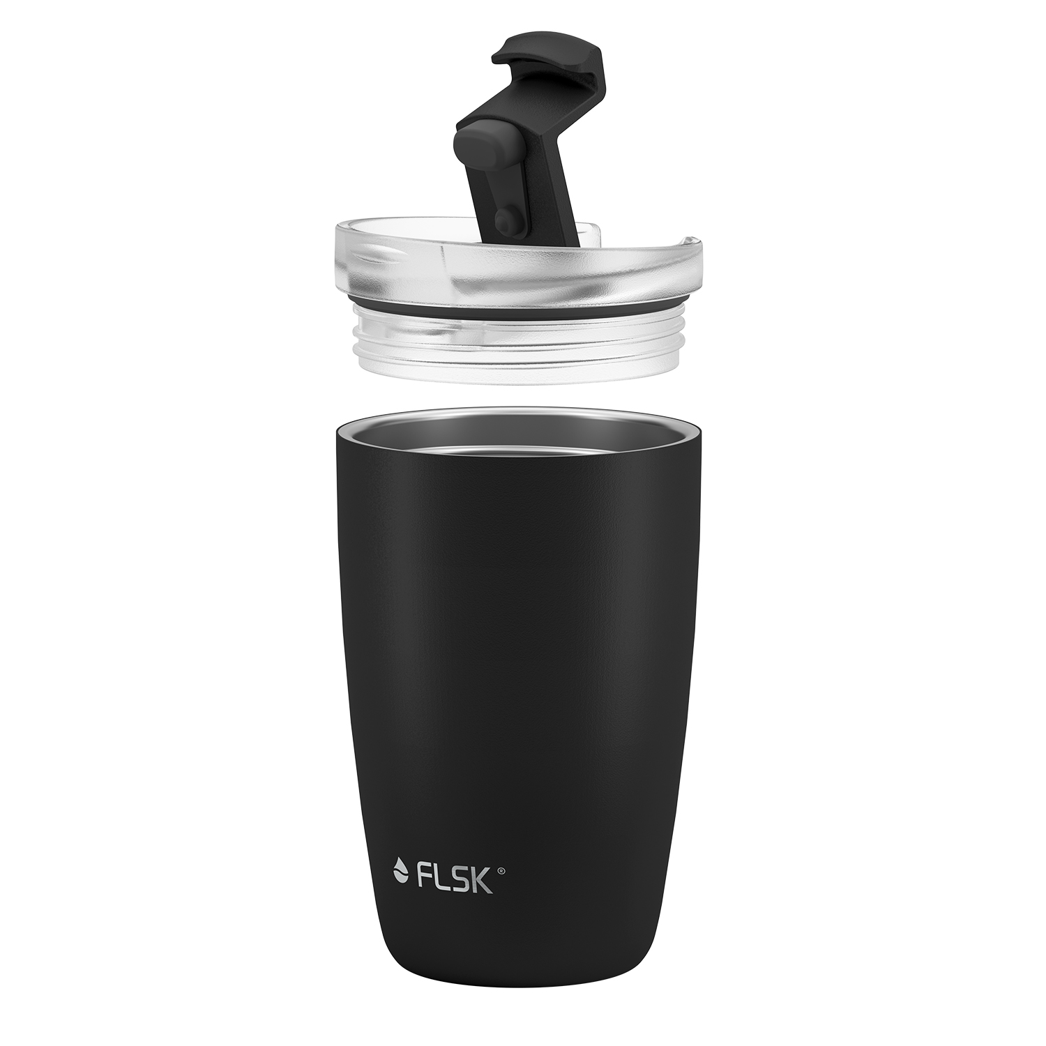 FLSK Kaffebecher 500ml schwarz
