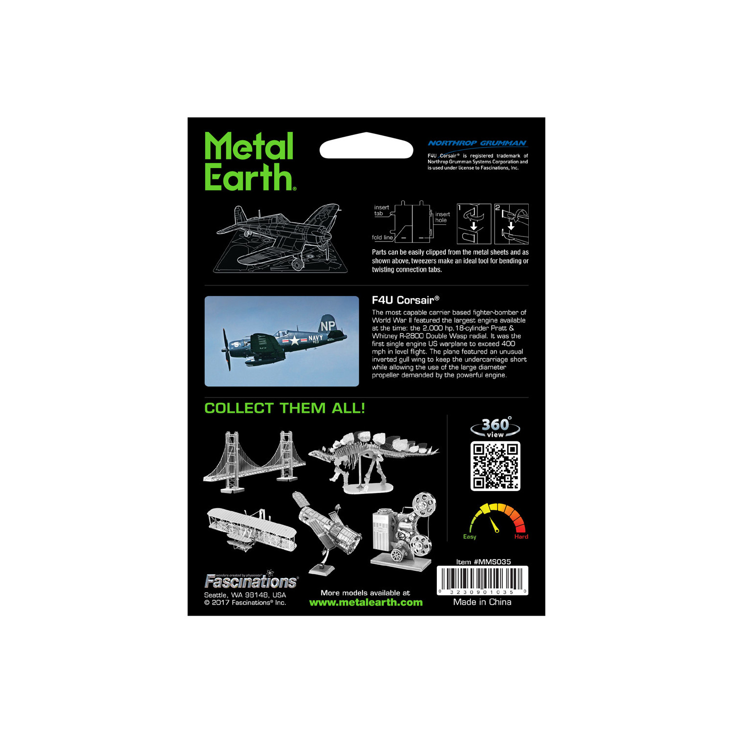 Metal Earth - F4U Corsair 