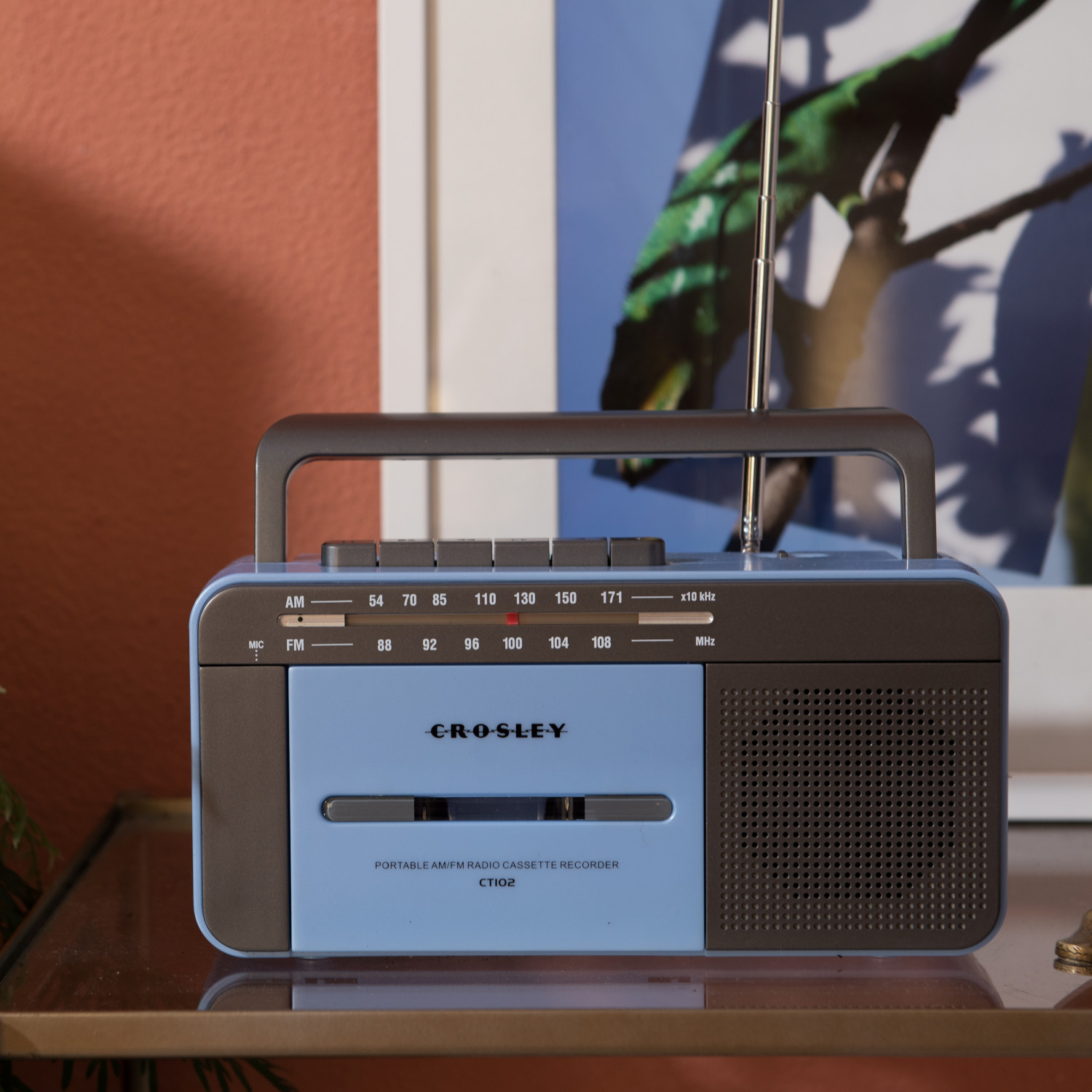 Crosley Cassette Player - Blue/Grey