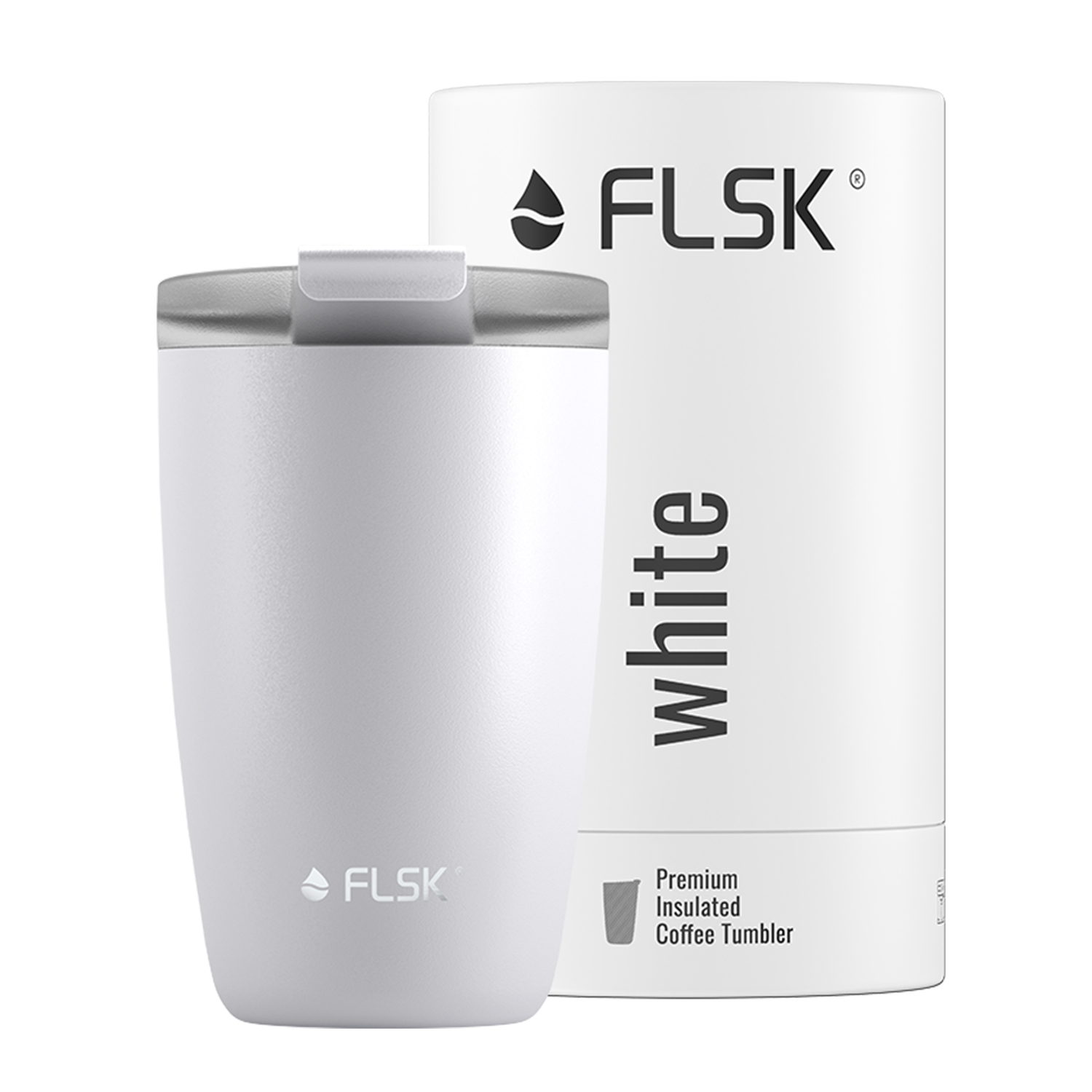 FLSK Kaffebecher 500ml weiß