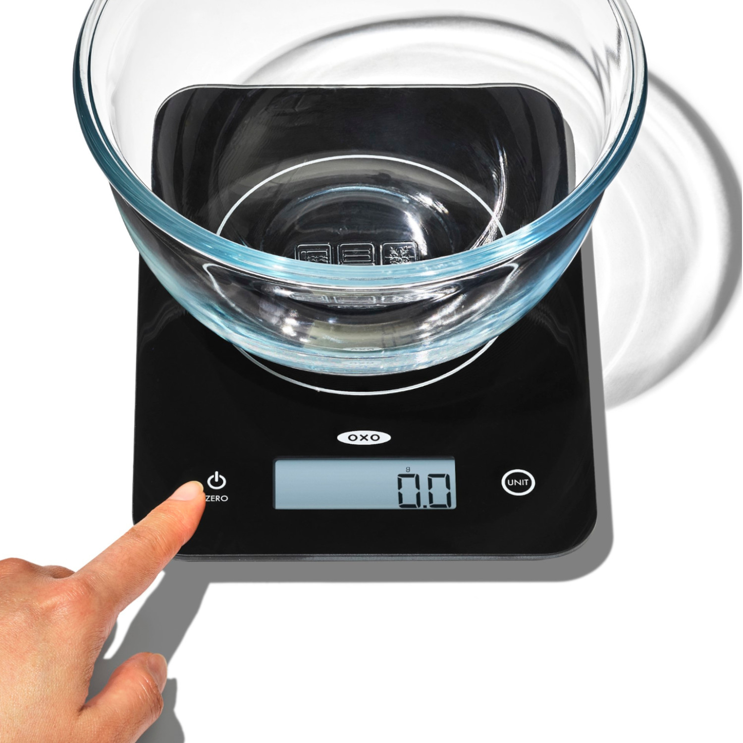 Küchenwaage aus Glas, bis 5kg