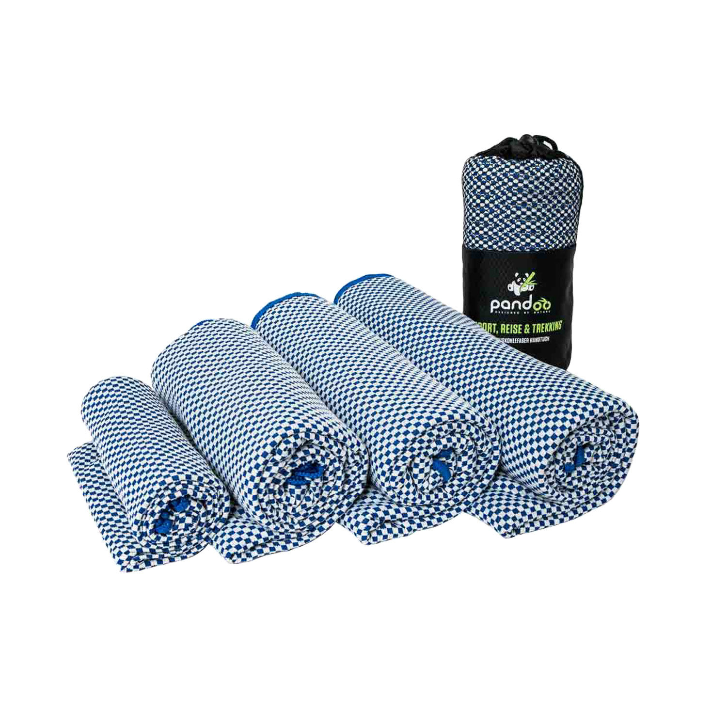 Bambus Handtuch Blau (130x80cm)