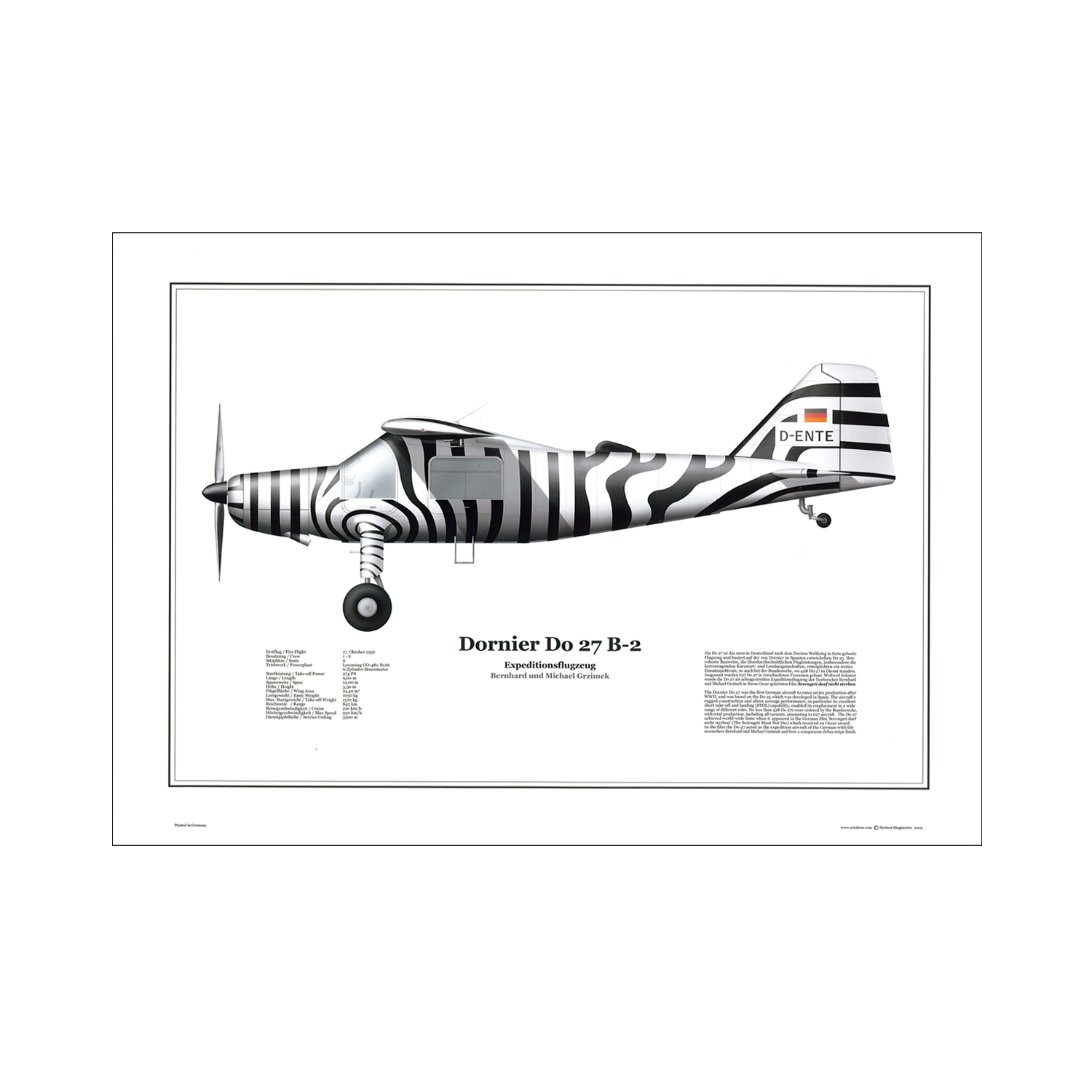 Poster Dornier Do 27 B-2