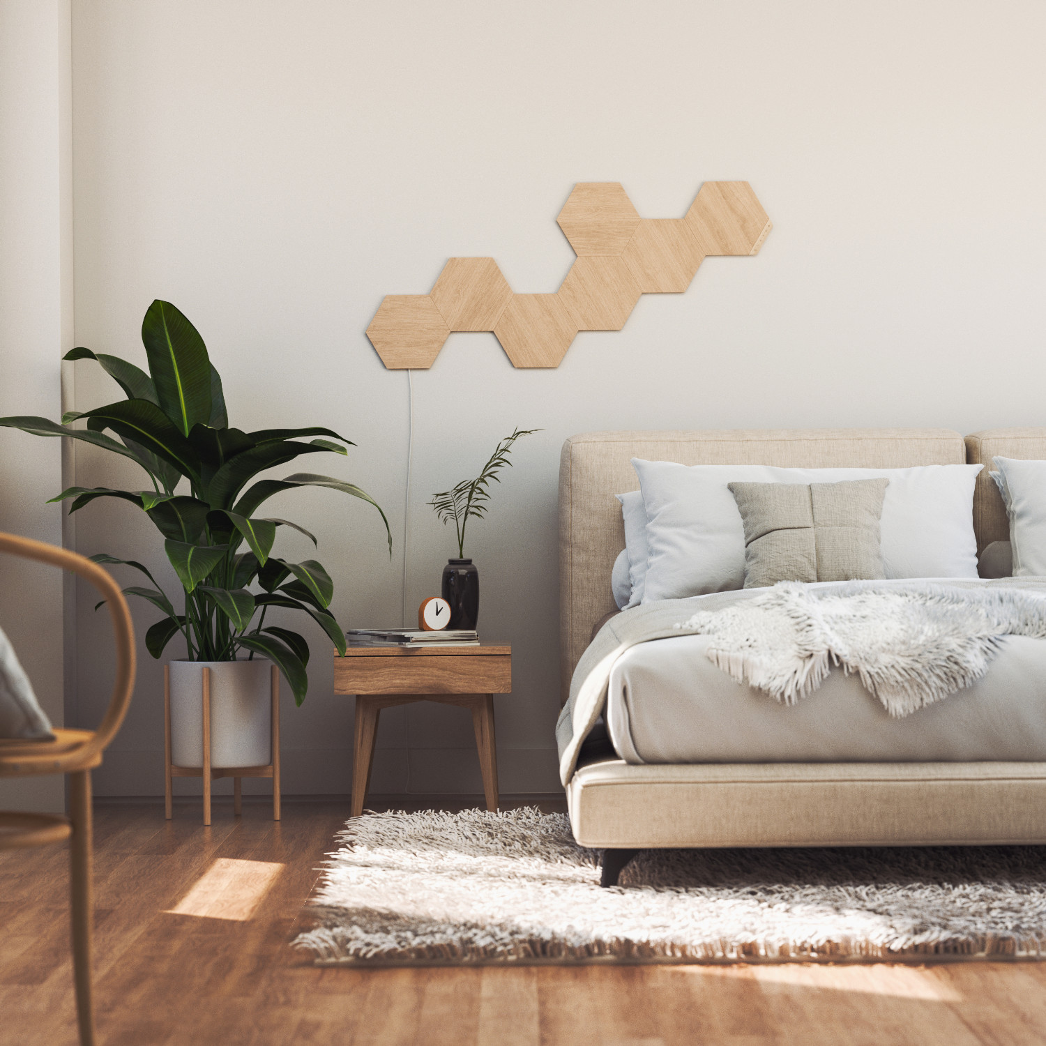 Nanoleaf Elements Wood Look Hexagons Starter Kit