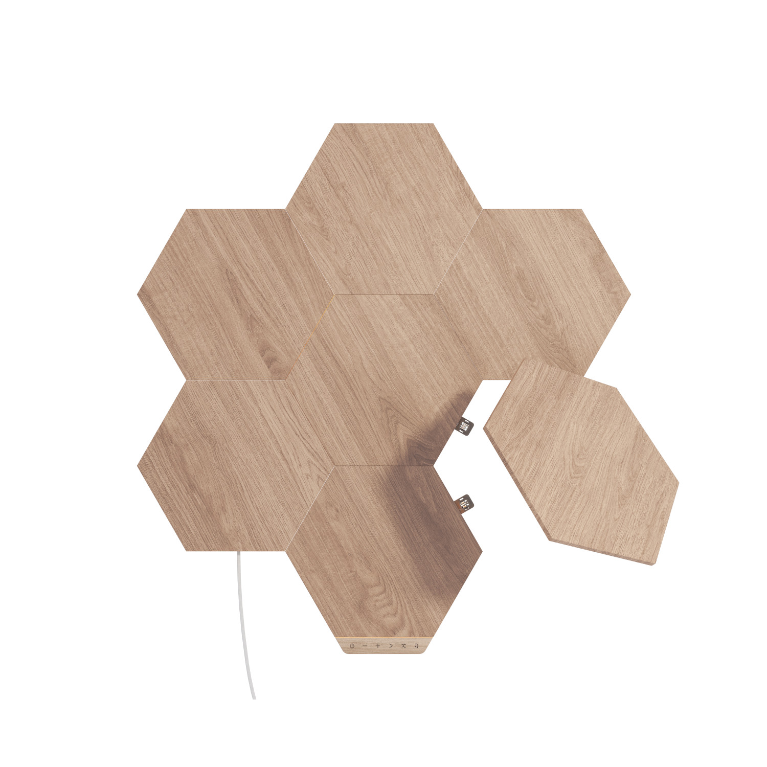 Nanoleaf Elements Wood Look Hexagons Starter Kit
