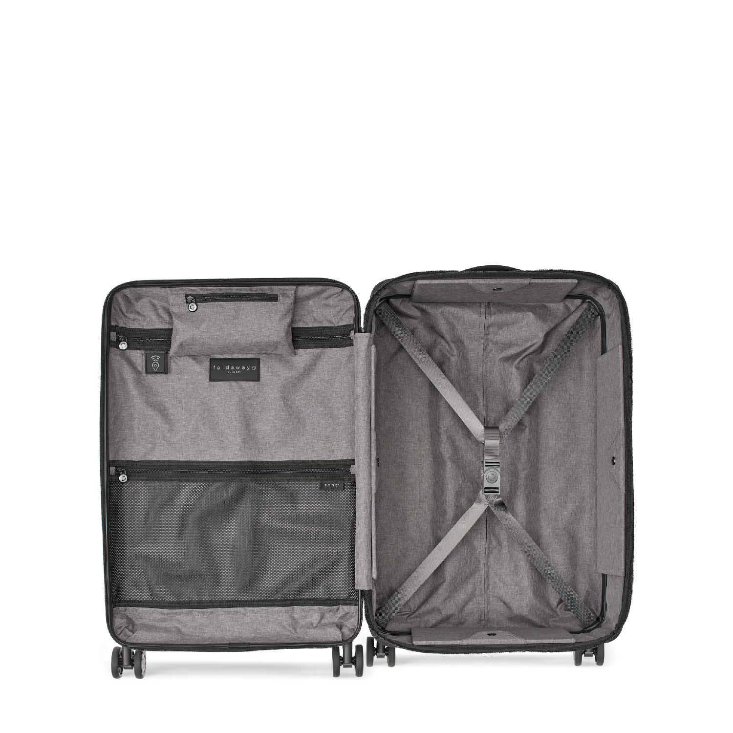 Foldaway by senz° Reisetrolley - Schwarz