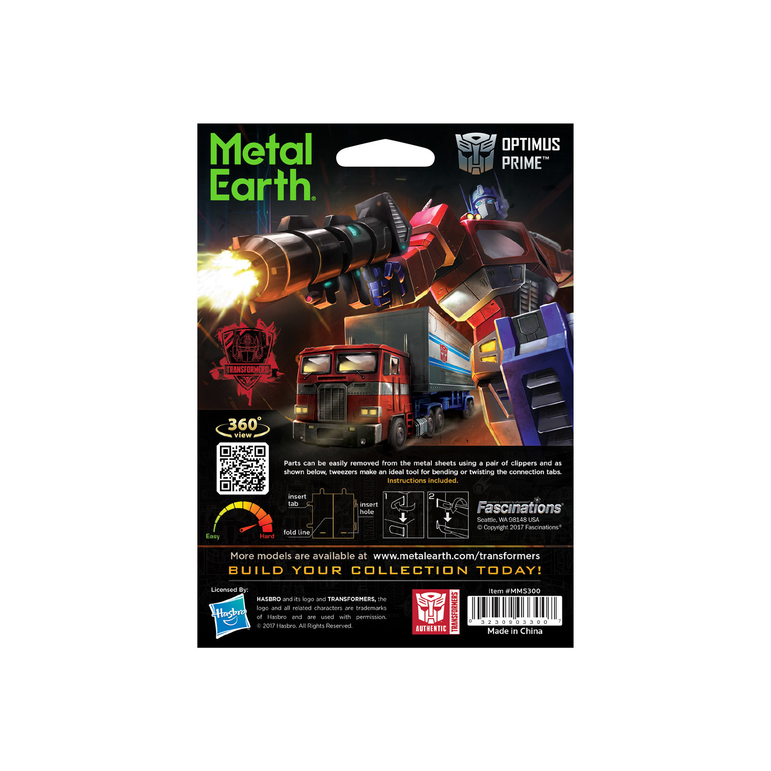 Metal Earth Transformers - Optimus Prime