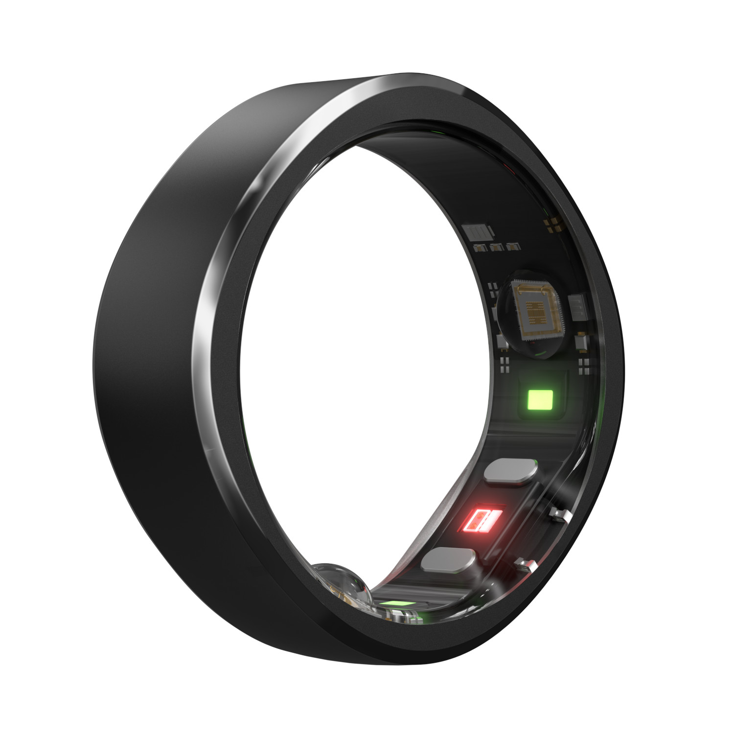 RINGCONN Smarter Ring Gr. 6 schwarz
