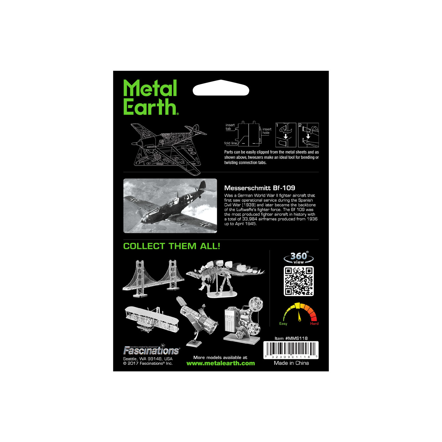 Metal Earth - Messerschmitt BF-109