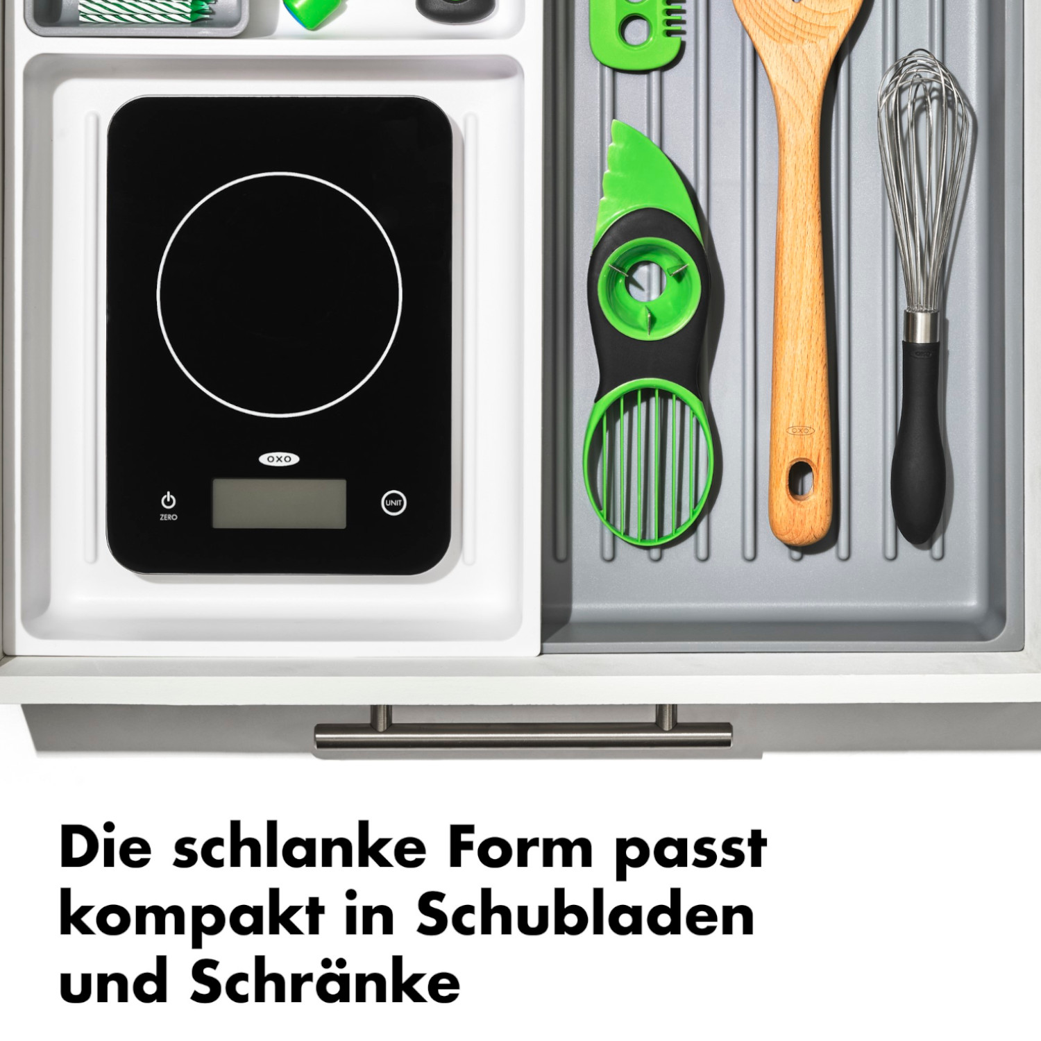 Küchenwaage aus Glas, bis 5kg