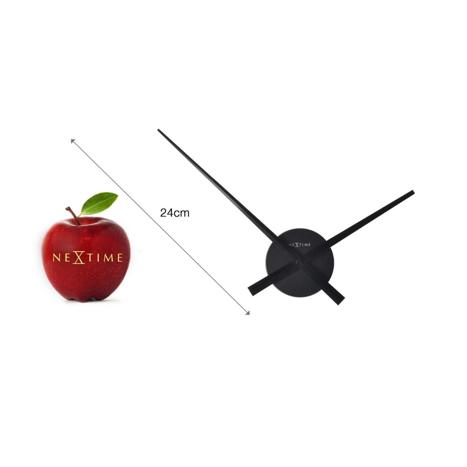 Nextime Wanduhr 3074ZW Small Hands