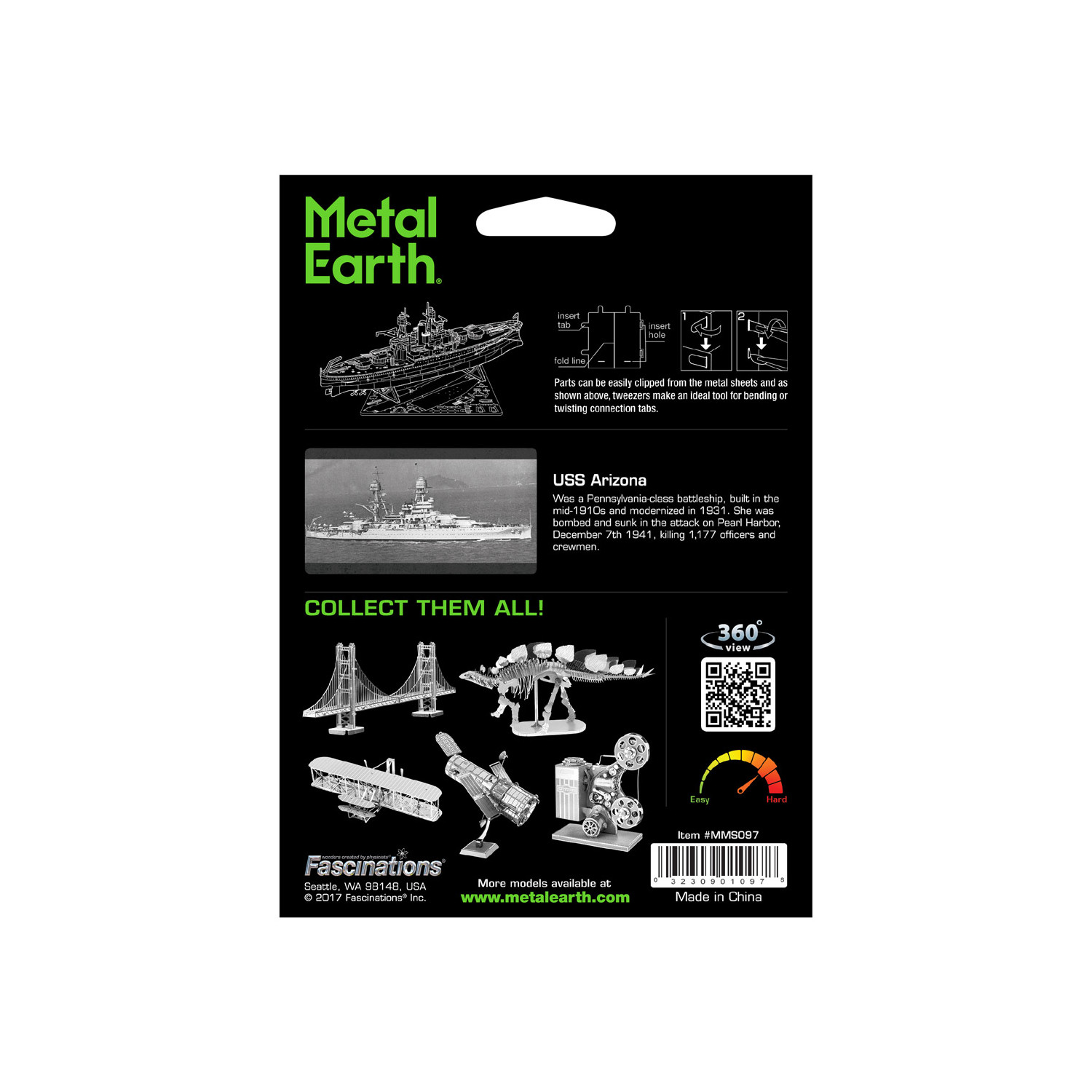 Metal Earth - USS Arizona 