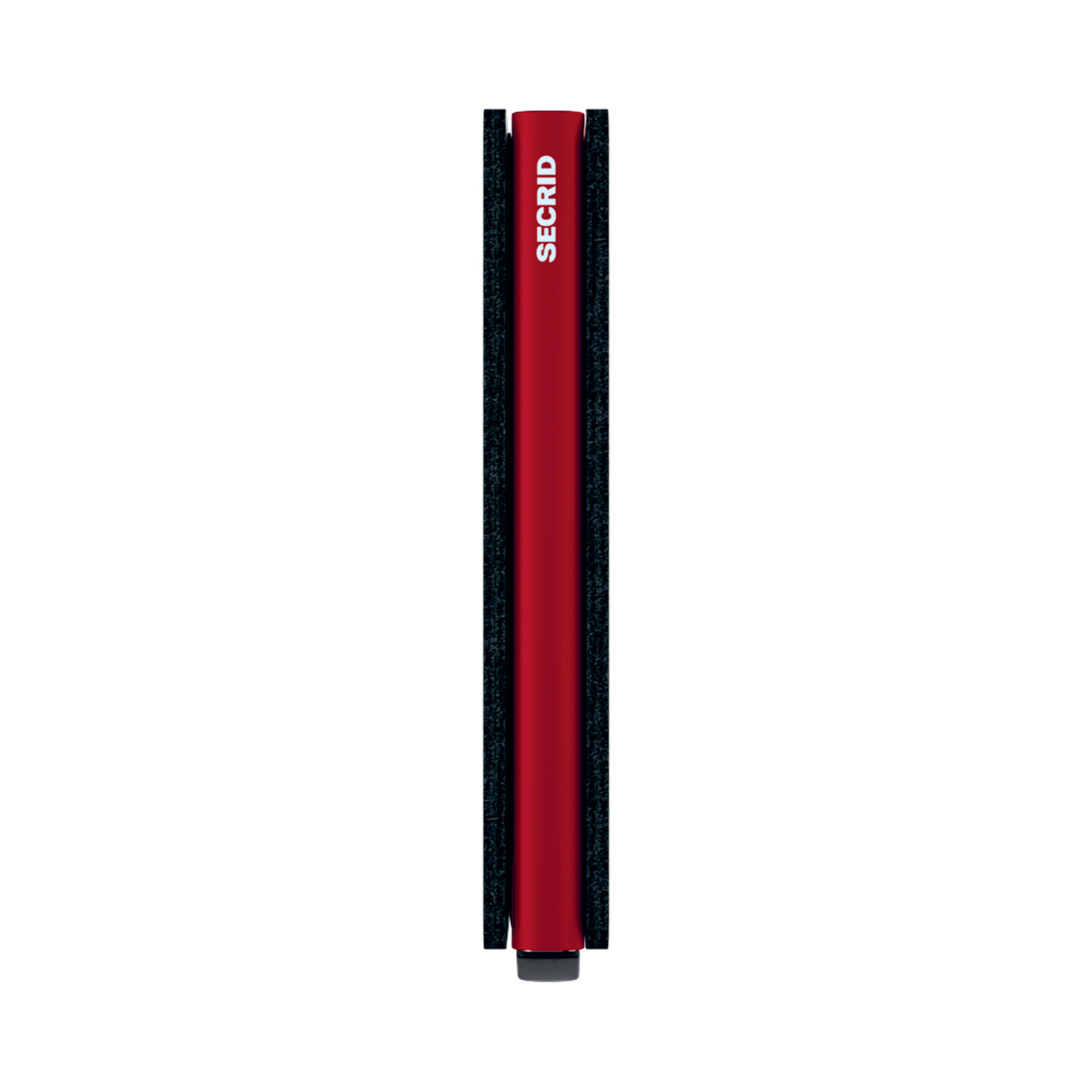 Slimwallet Portmonee - matt schwarz & rot