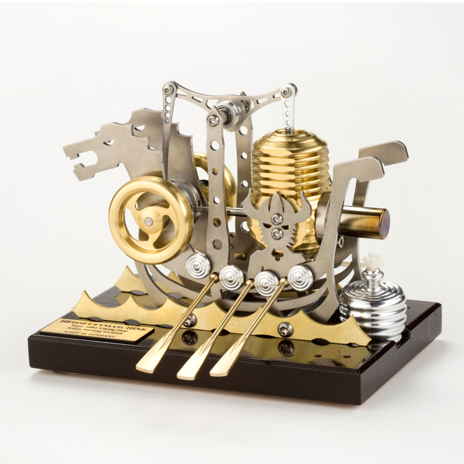 Stirlingmotor Viking Ship dunkel BHB4
