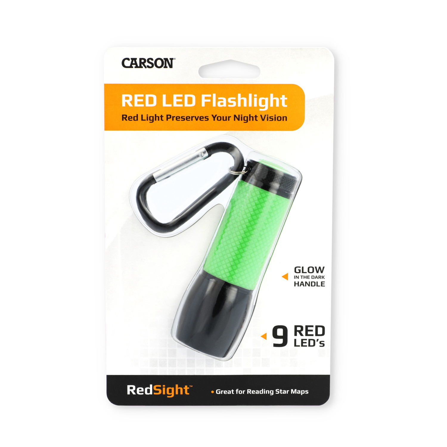 Carson RedSight Pro Rotlicht-LED Taschenlampe