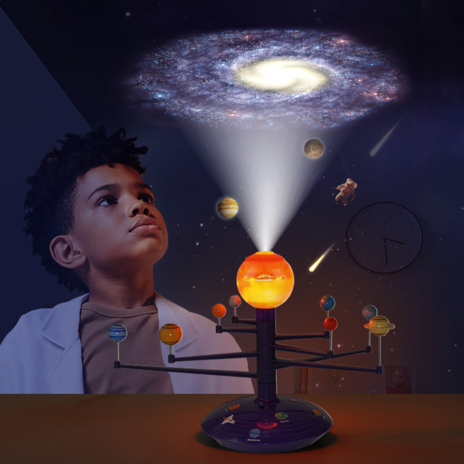3D - Sonnensystem mit Projektor Deutsch/Englisch