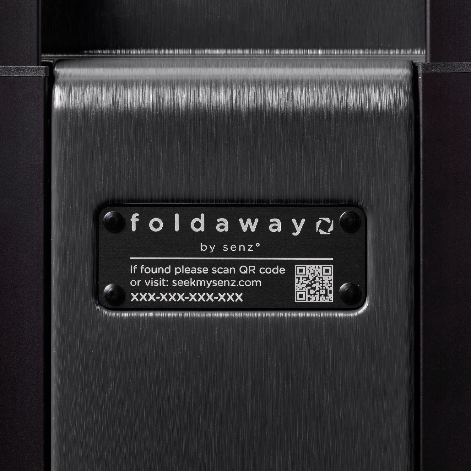 Foldaway by senz° Reisetrolley - Schwarz