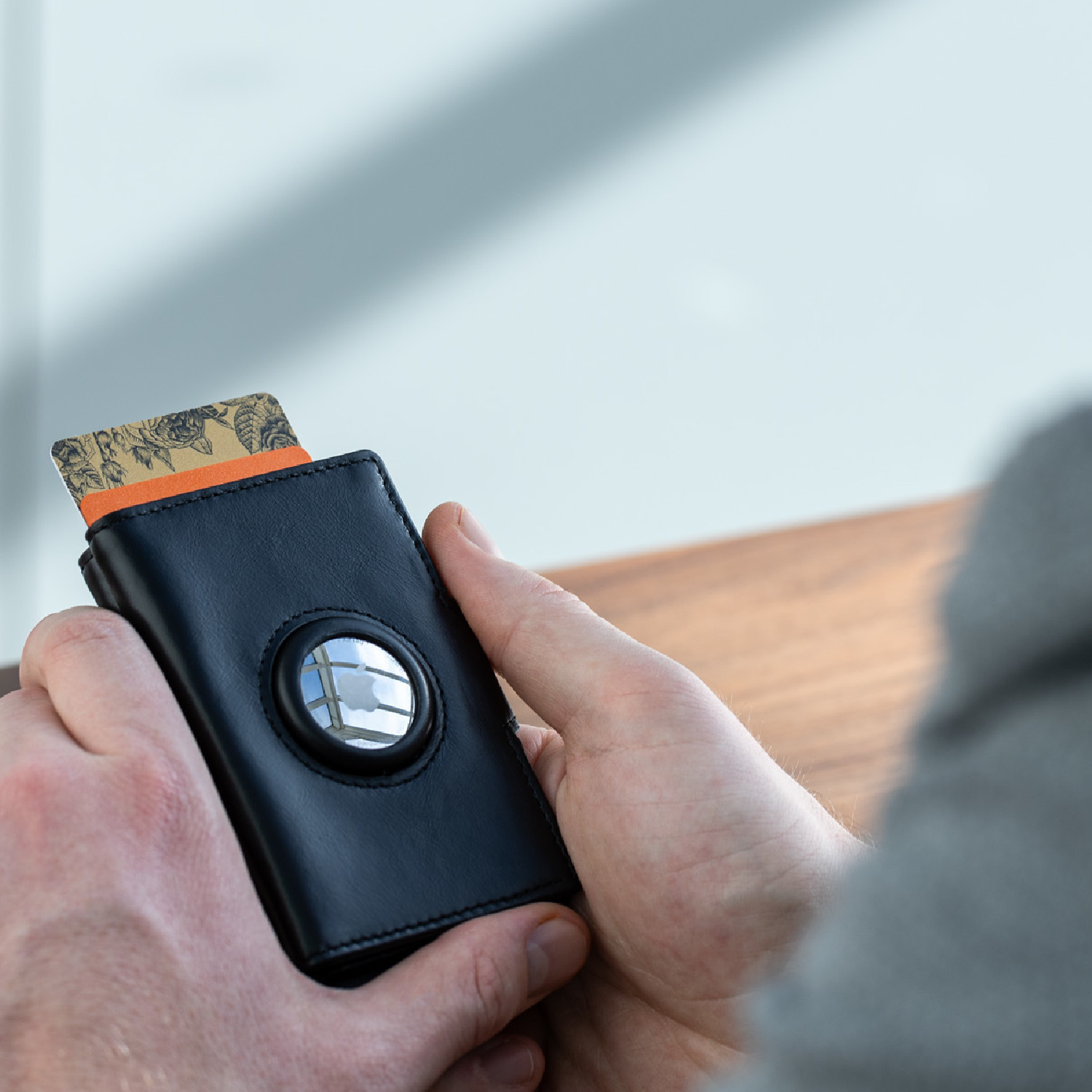 MENS SMART WALLET Kartenetui mit Aussparung für 