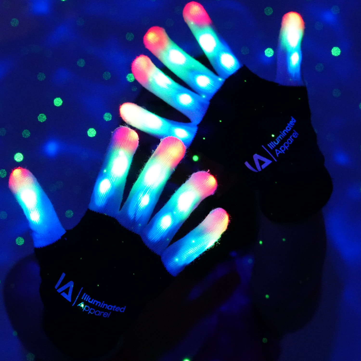 LED Light Up Gloves Small 8-12 Years