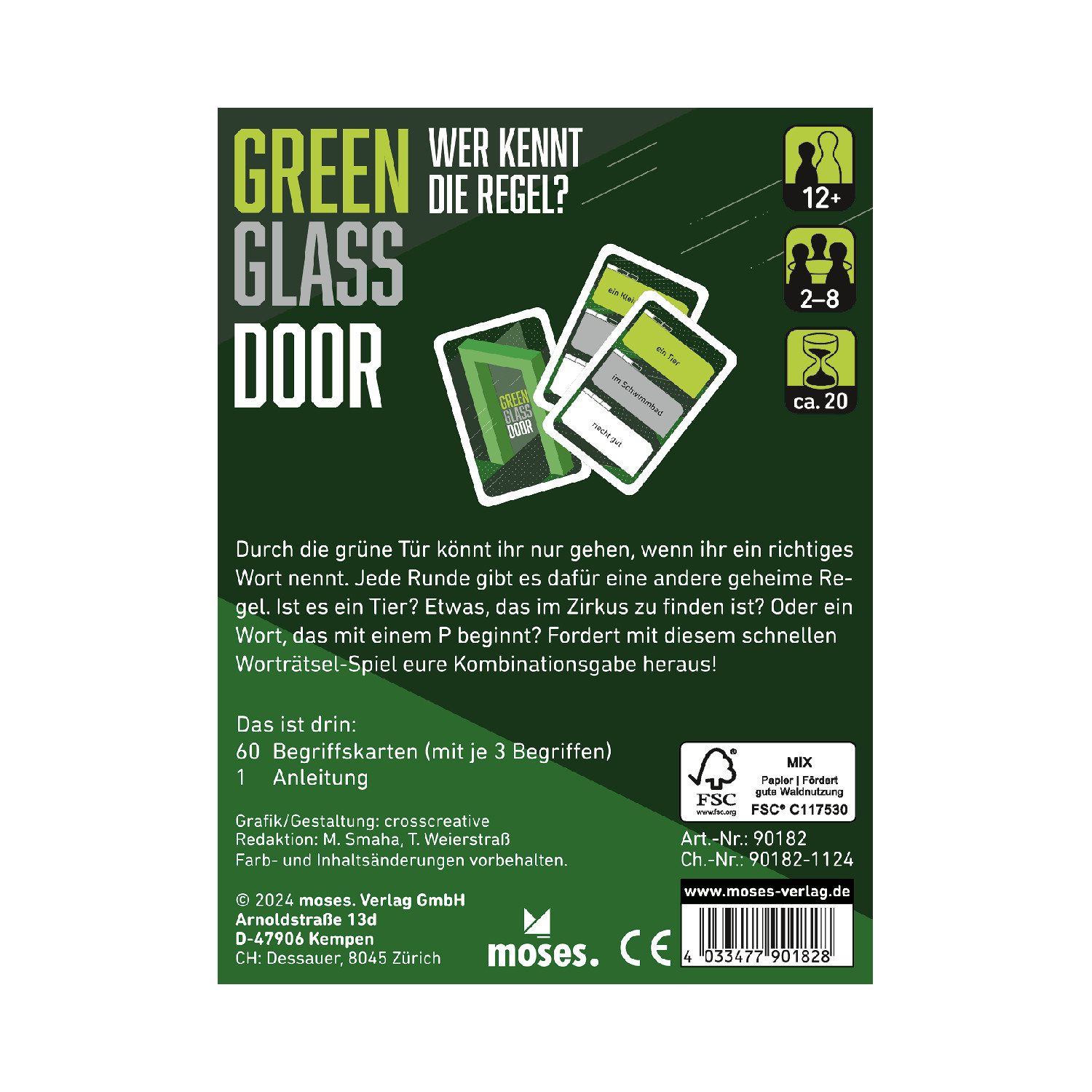 Green Glass Door