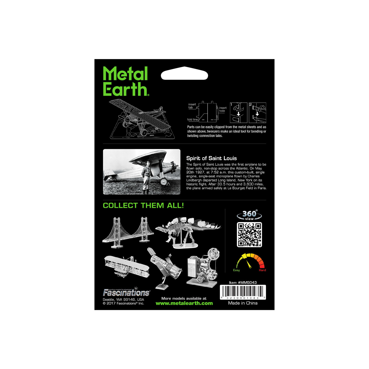 Metal Earth - Spirit of Saint Louis 
