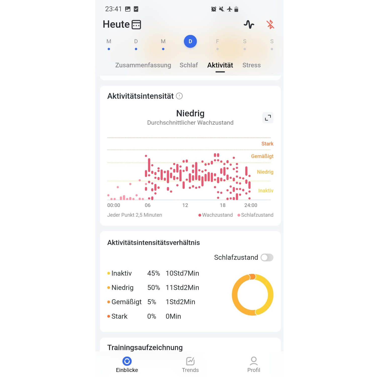 RINGCONN Smarter Ring Gr. 7 schwarz