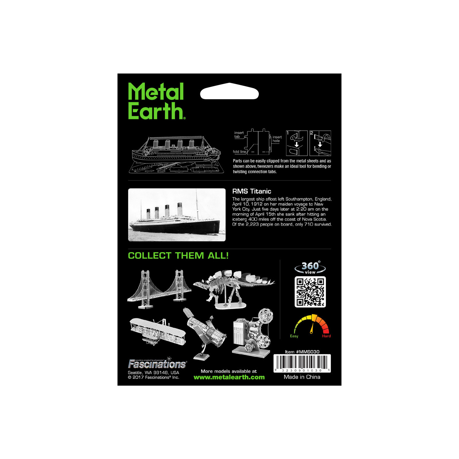Metal Earth Silver Edition - Titanic 