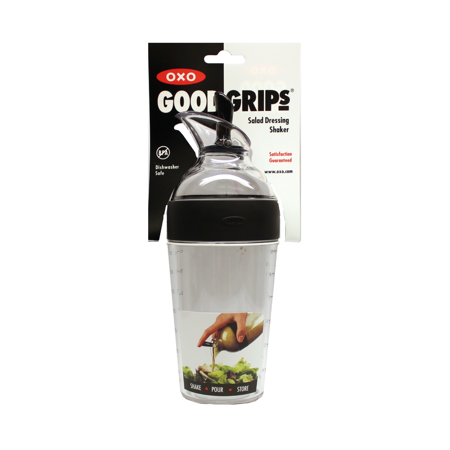 Salatdressing - Shaker - schwarz