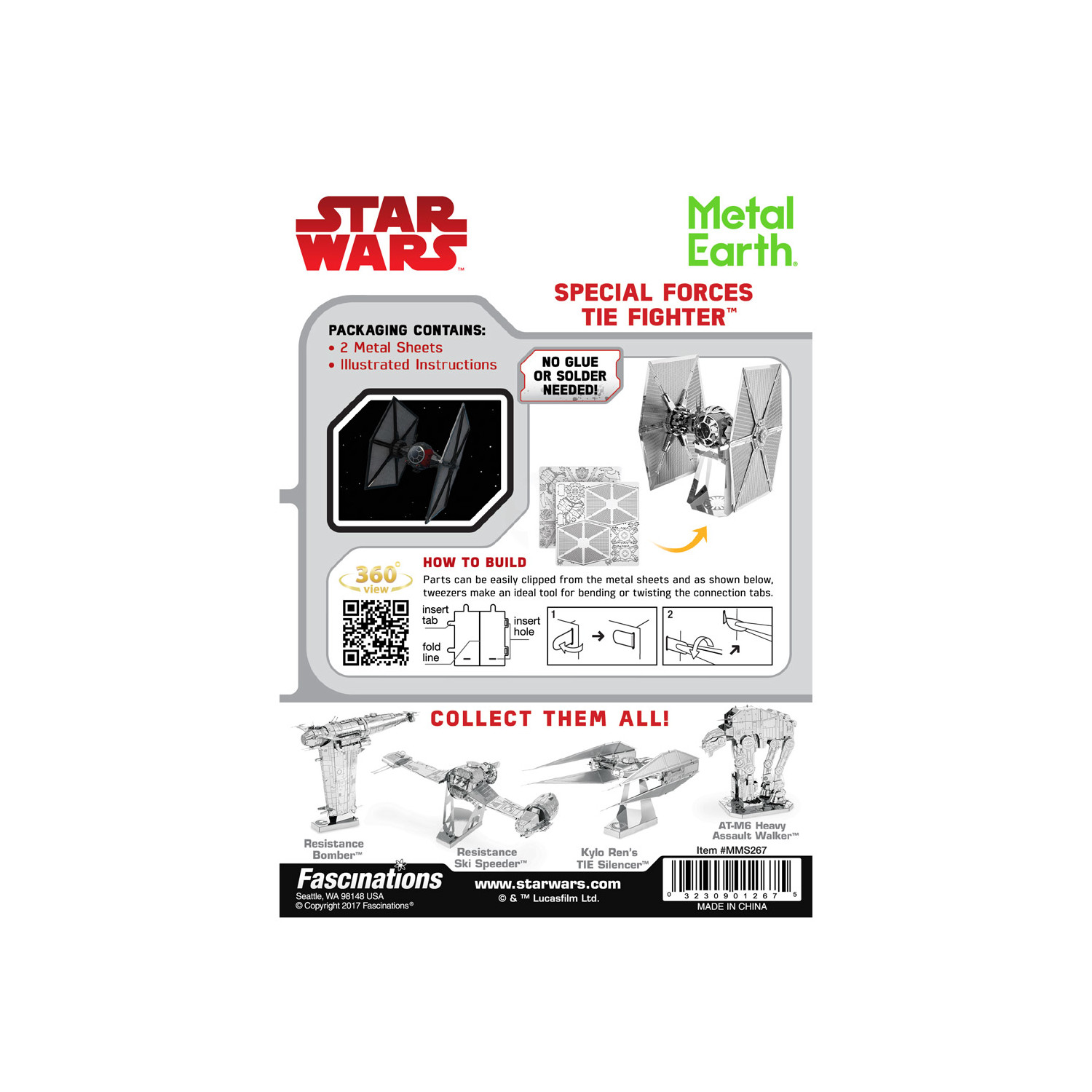 Metal Earth Star Wars - Special Forces TIE Fighter