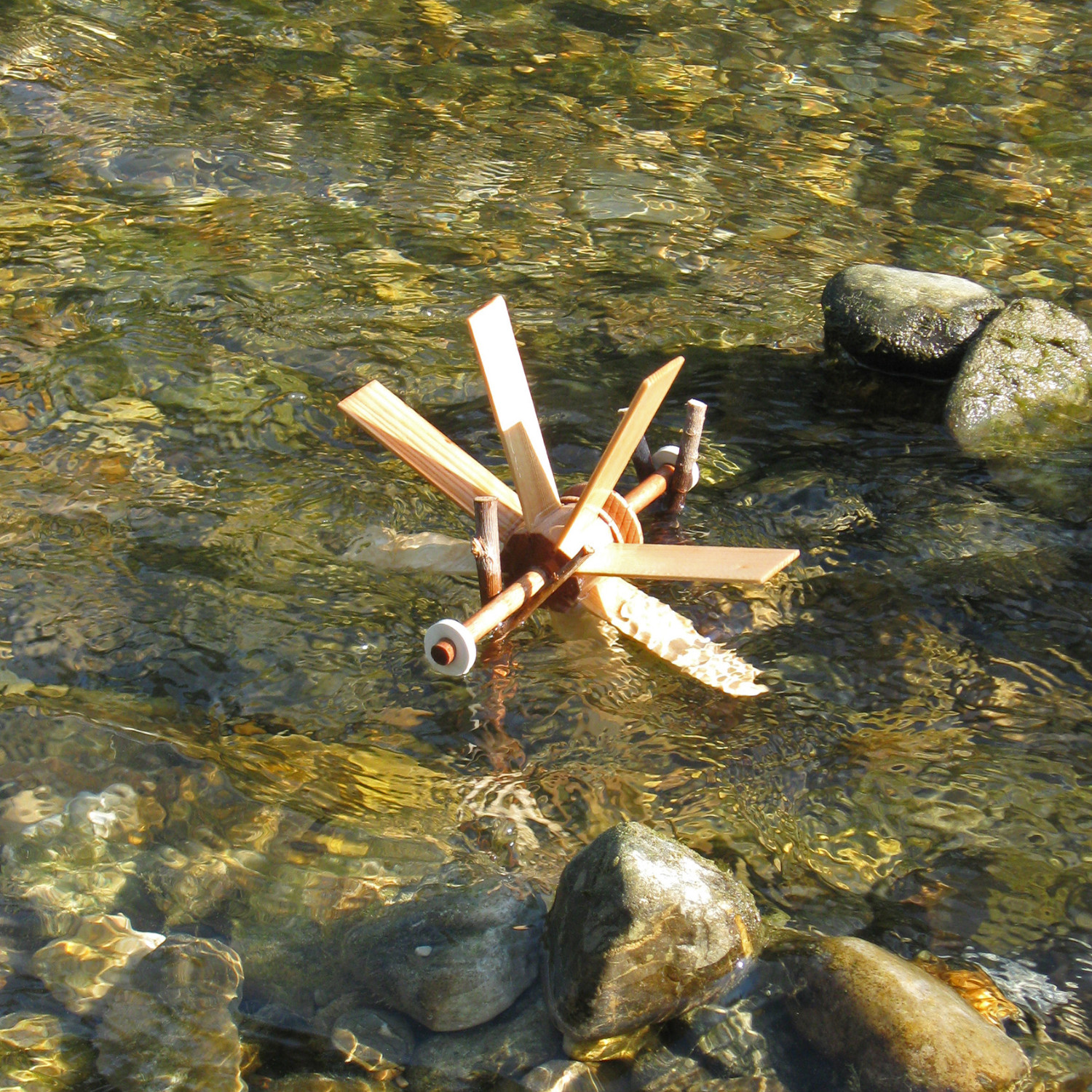 Kleines Wasserrad
