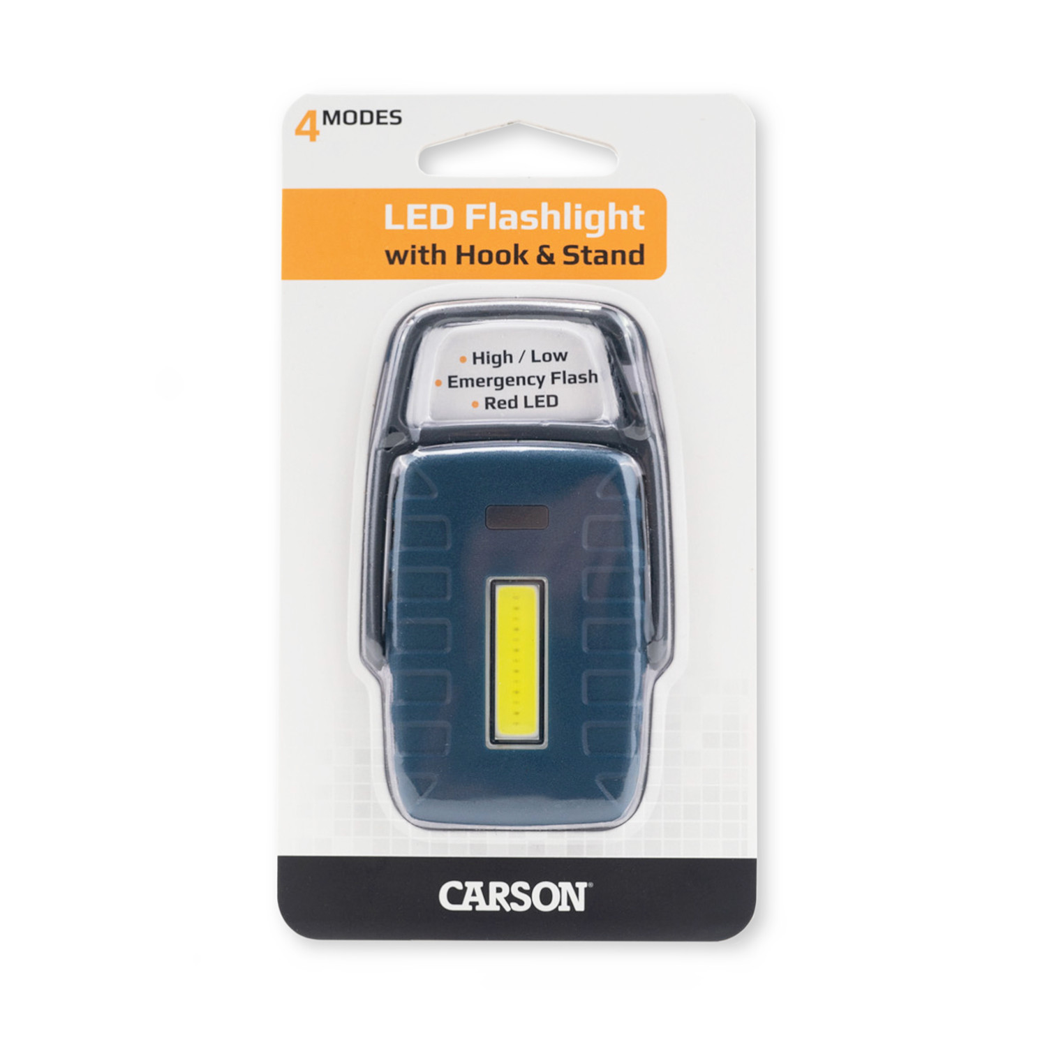 Carson Weiß-/Rotlicht COB LED Taschenlampe