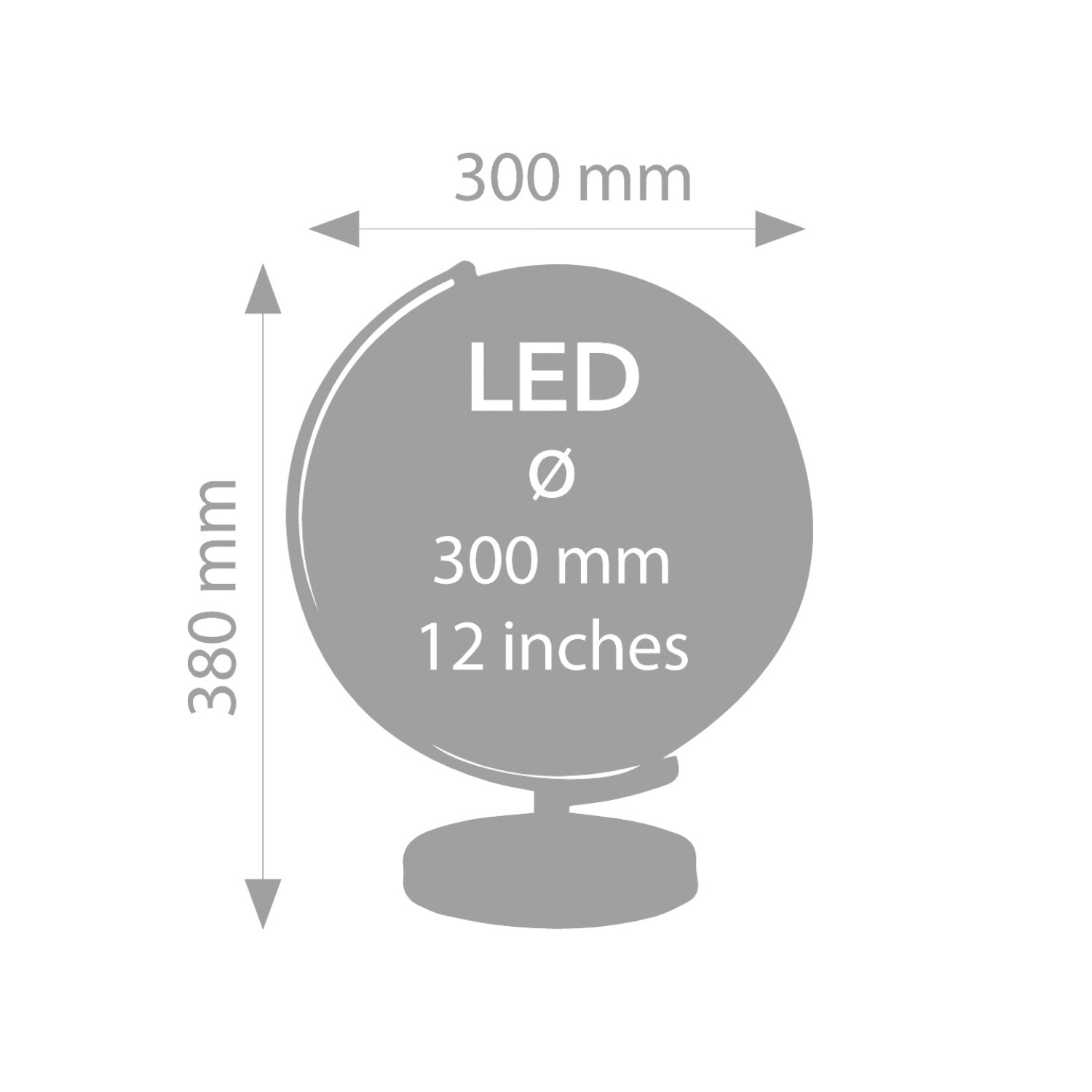 Leuchtglobus 30cm, Stellar Light