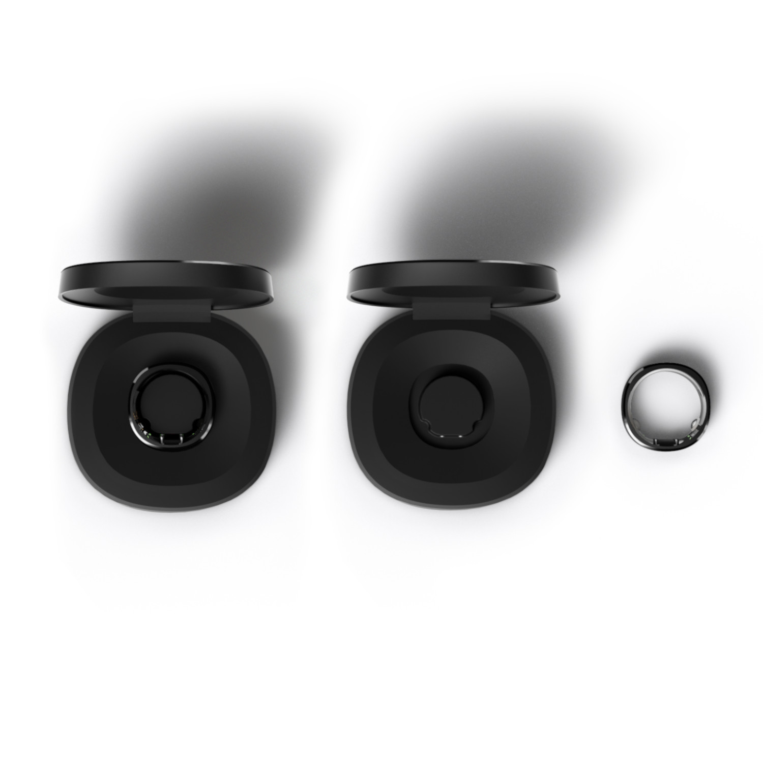RINGCONN Smarter Ring Gr. 6 schwarz