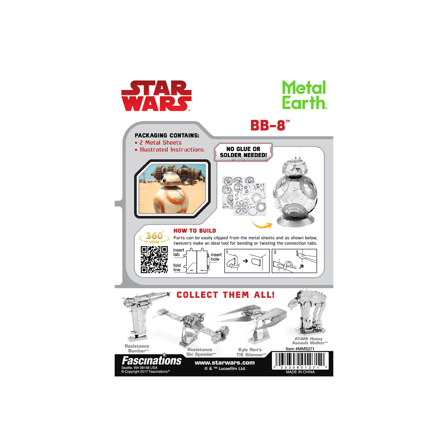 Metal Earth Star Wars - BB-8