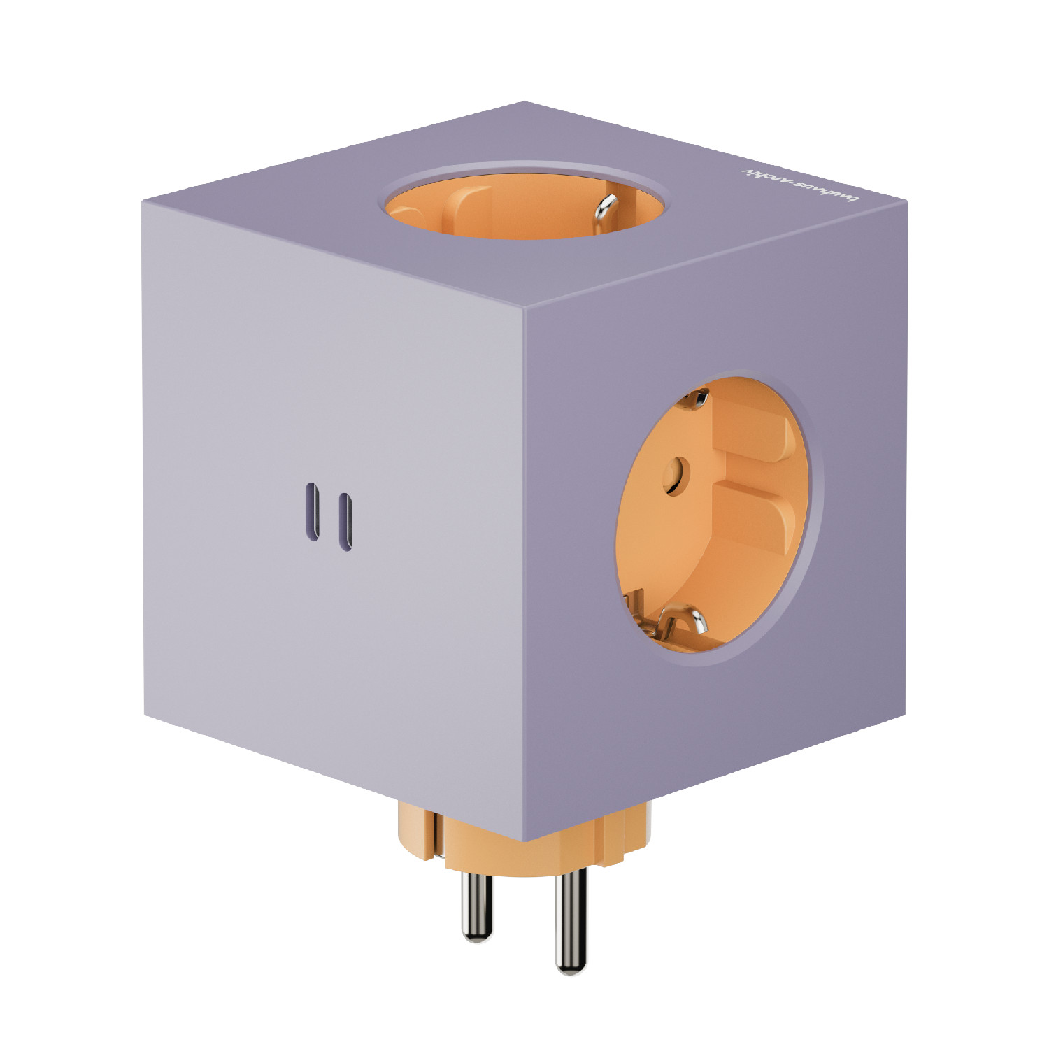 Steckdosenwürfel AVOLT Square 2 Bauhaus Limited - Lavendel Gelb