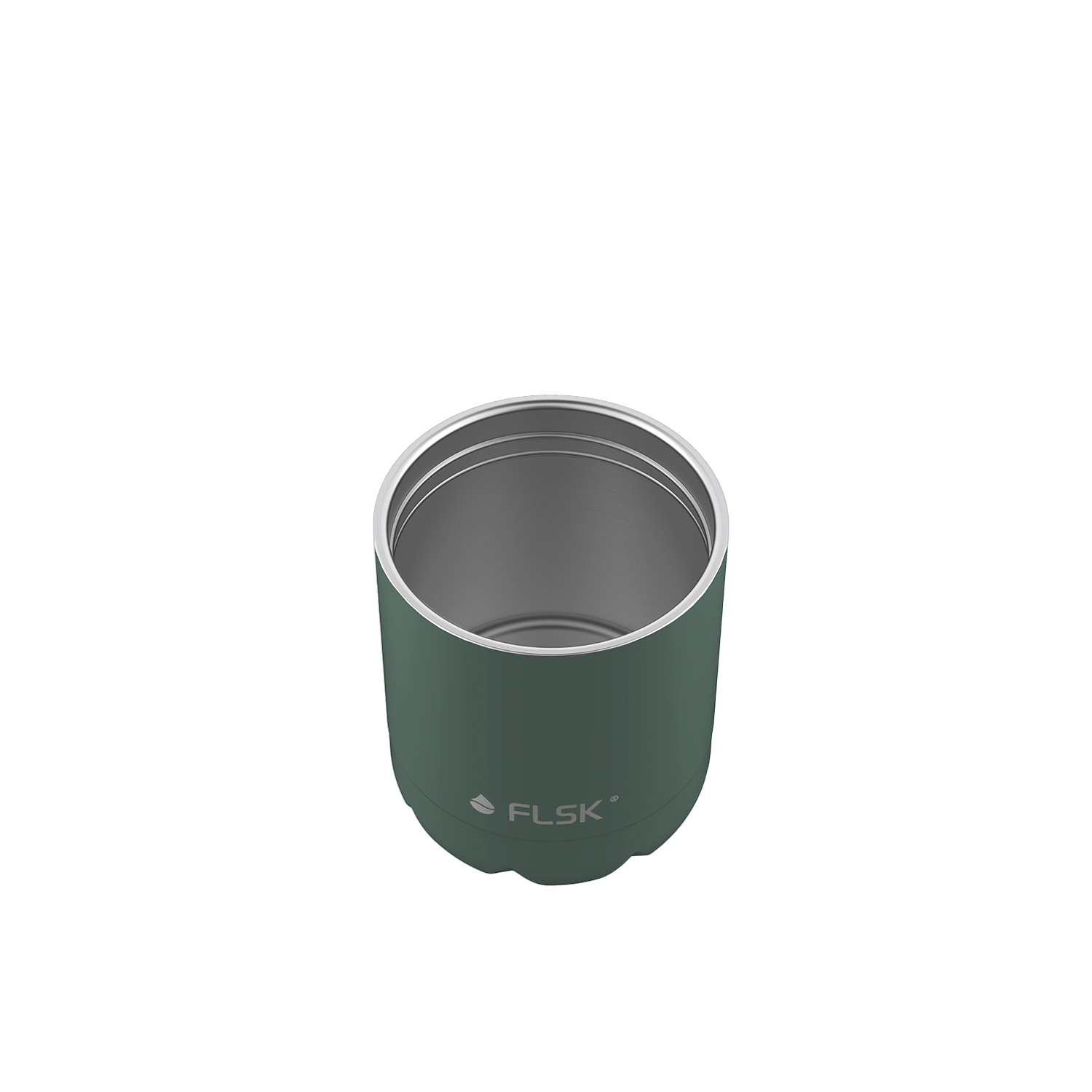 FLSK Trinkflasche mit Becher 700ml ridge green