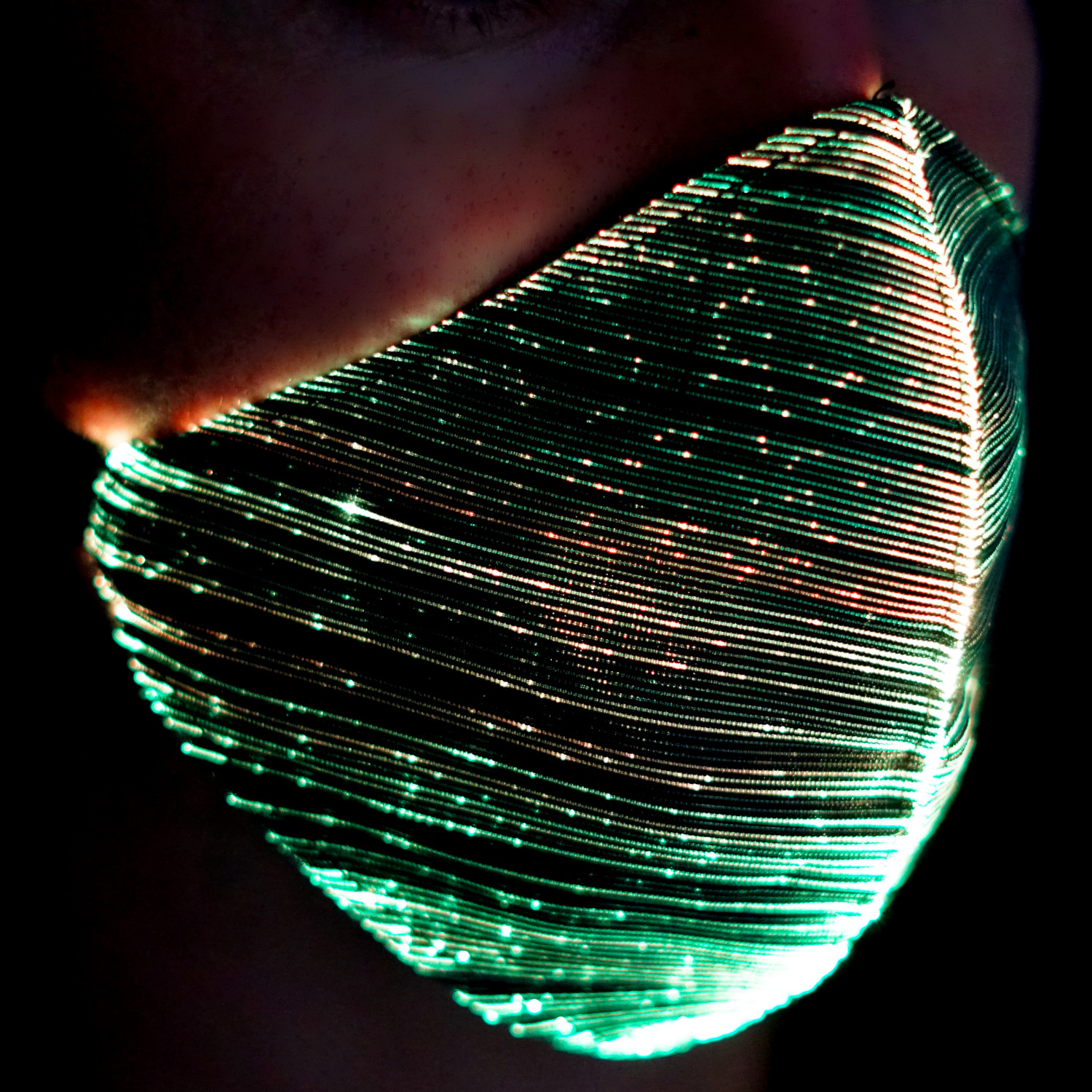 Rechargeable LED Light Up Mask 