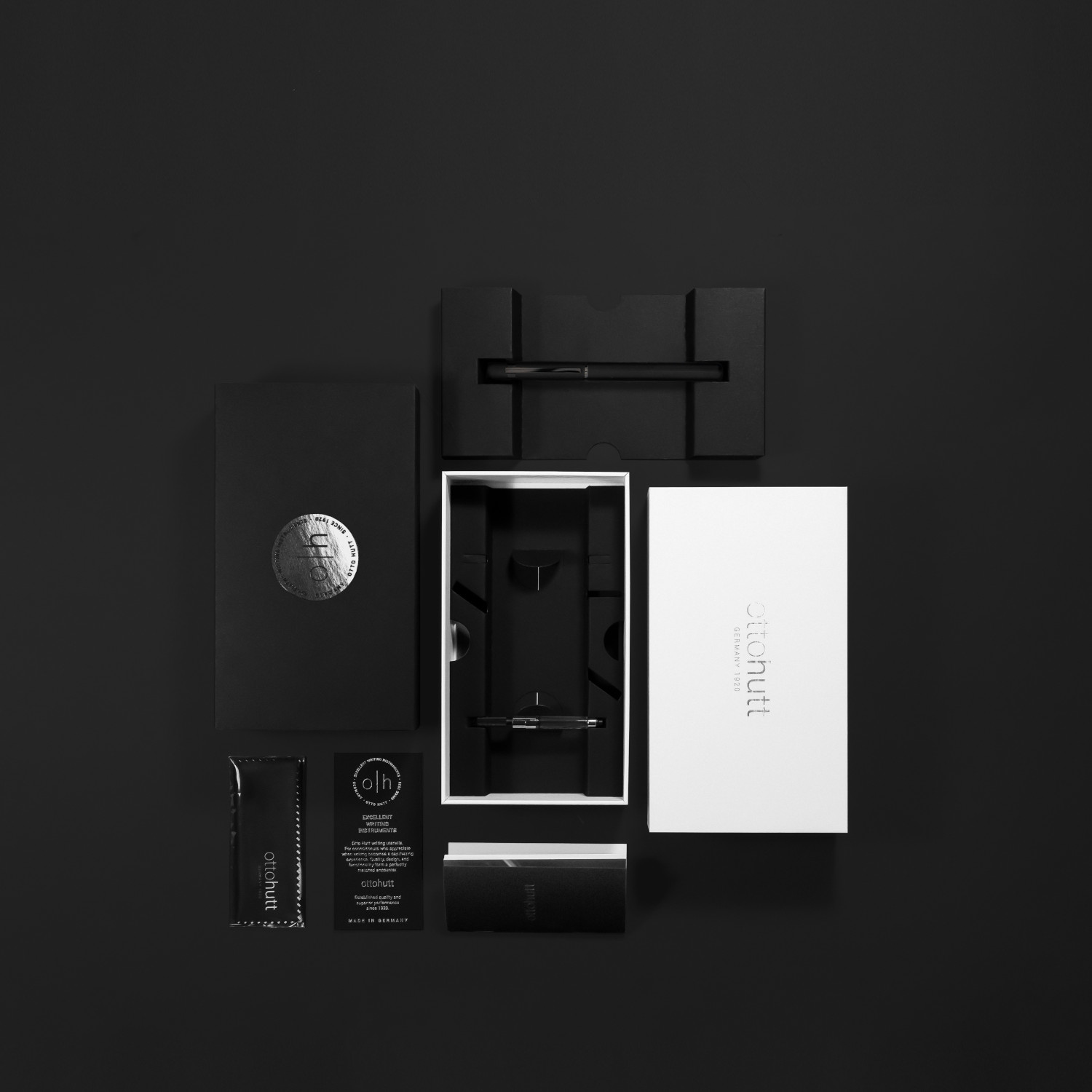 Füllhalter M design04 schwarz matt