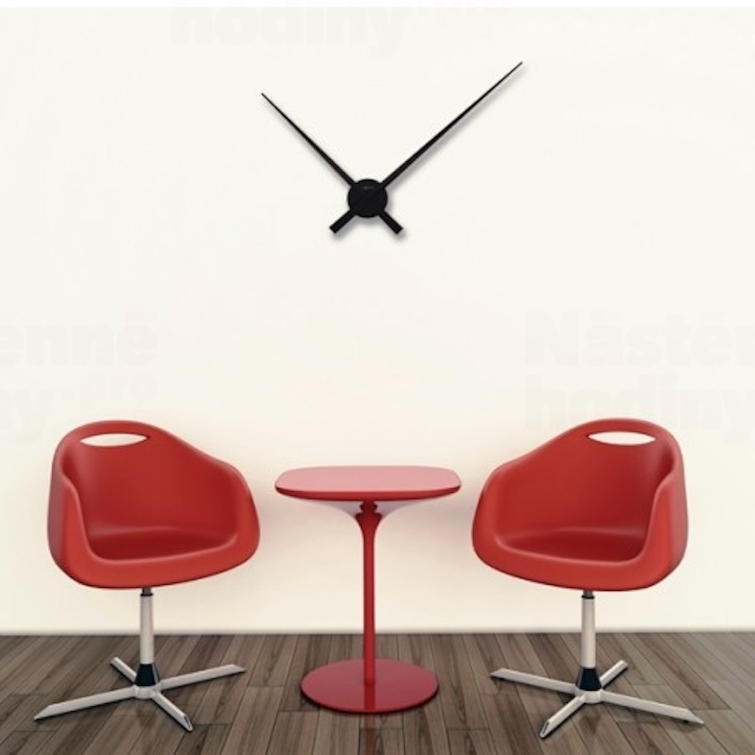 Nextime Wanduhr 3074ZW Small Hands