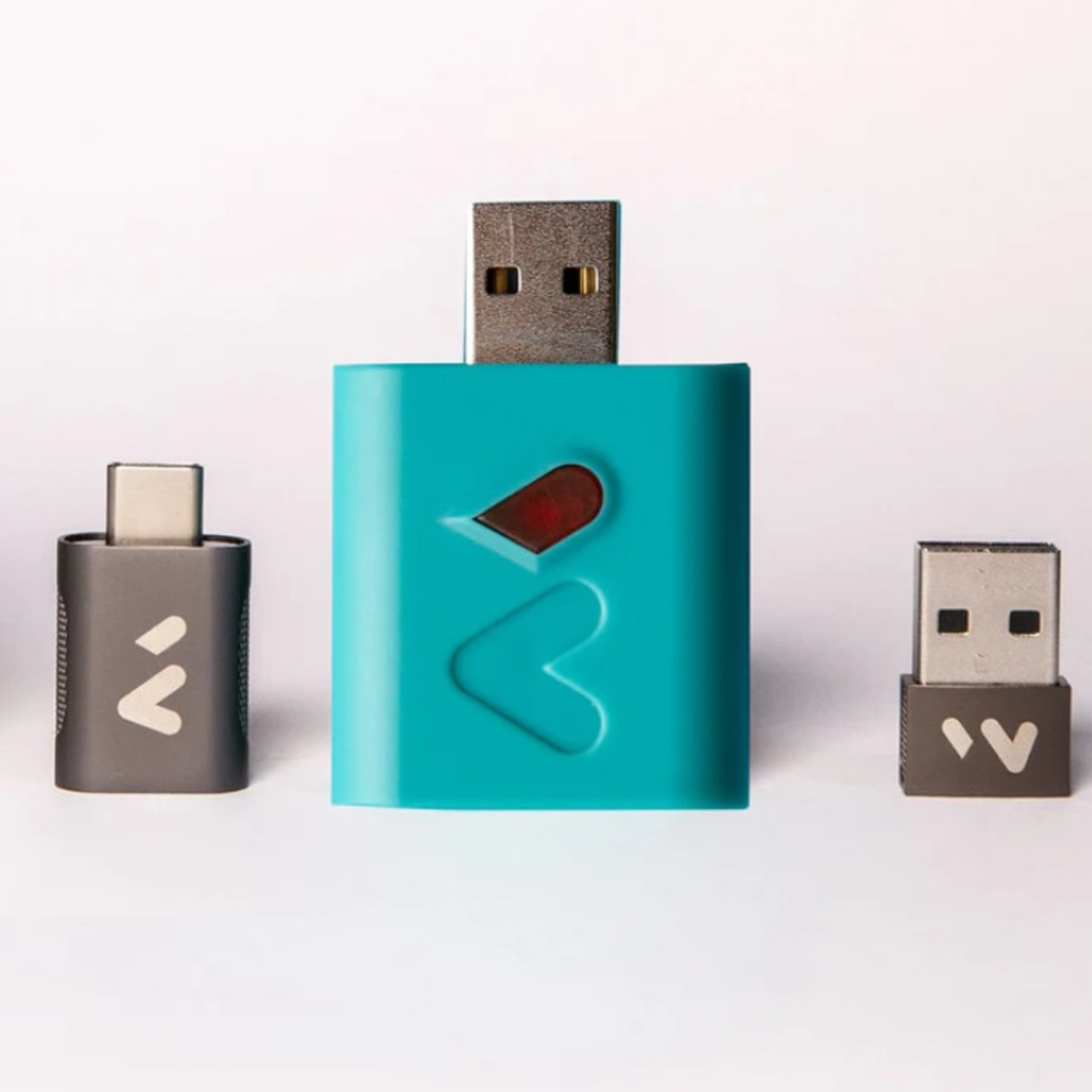 WITTY Power Akku Schoner mit 2 Adaptern türkis