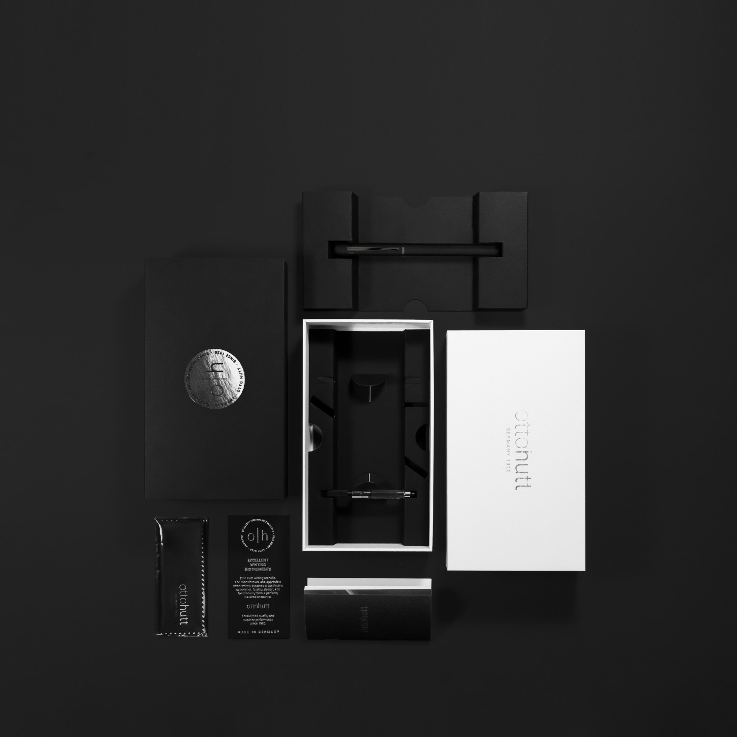 Kugelschreiber design04 schwarz matt