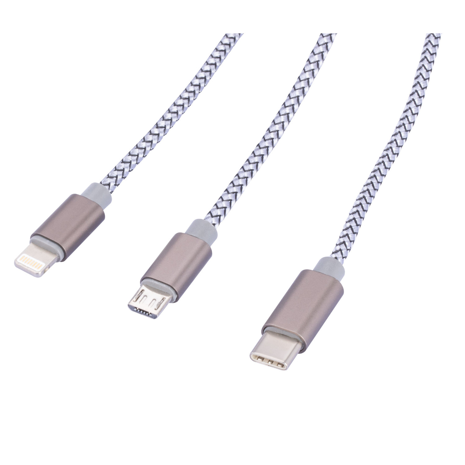 Ladekabel TROIKA DREIZACK 3-in-1