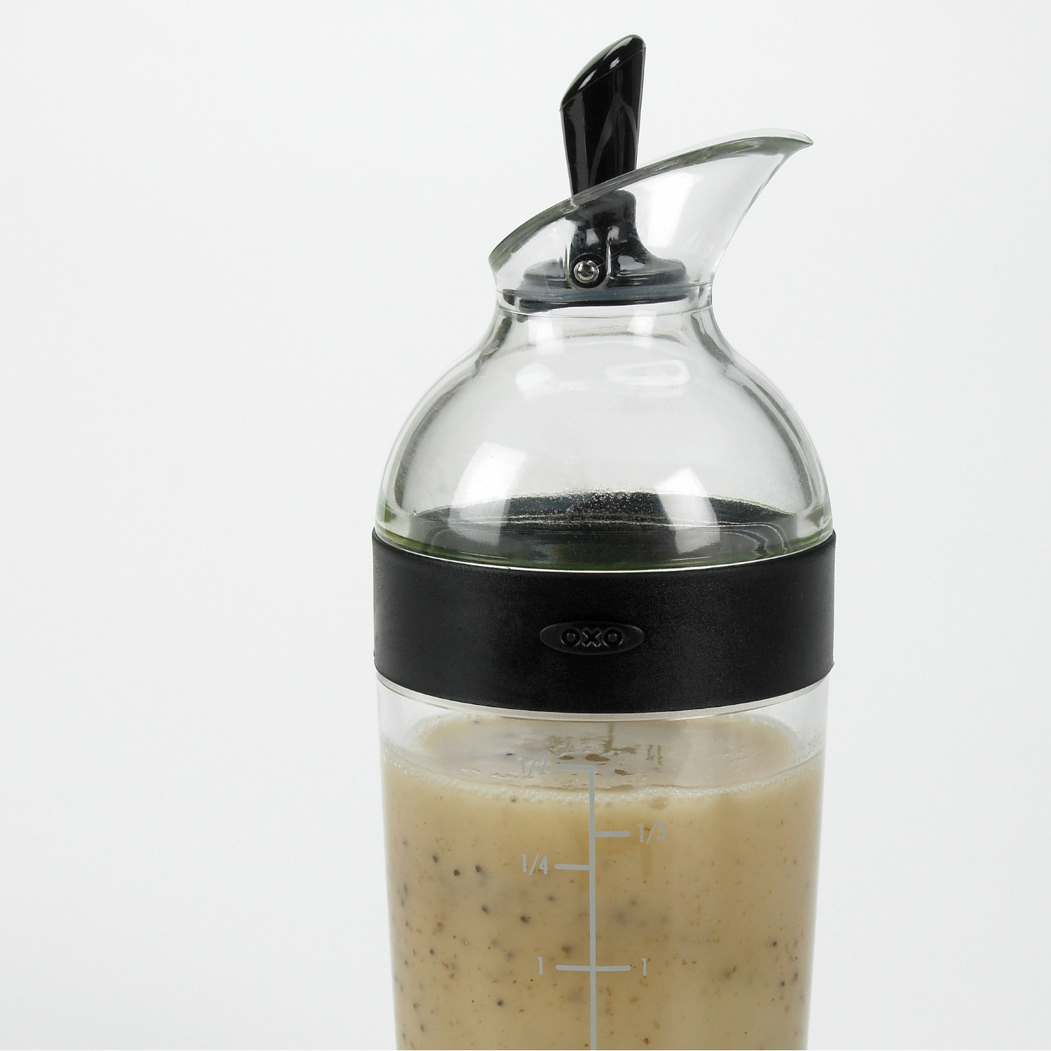 Salatdressing - Shaker - schwarz