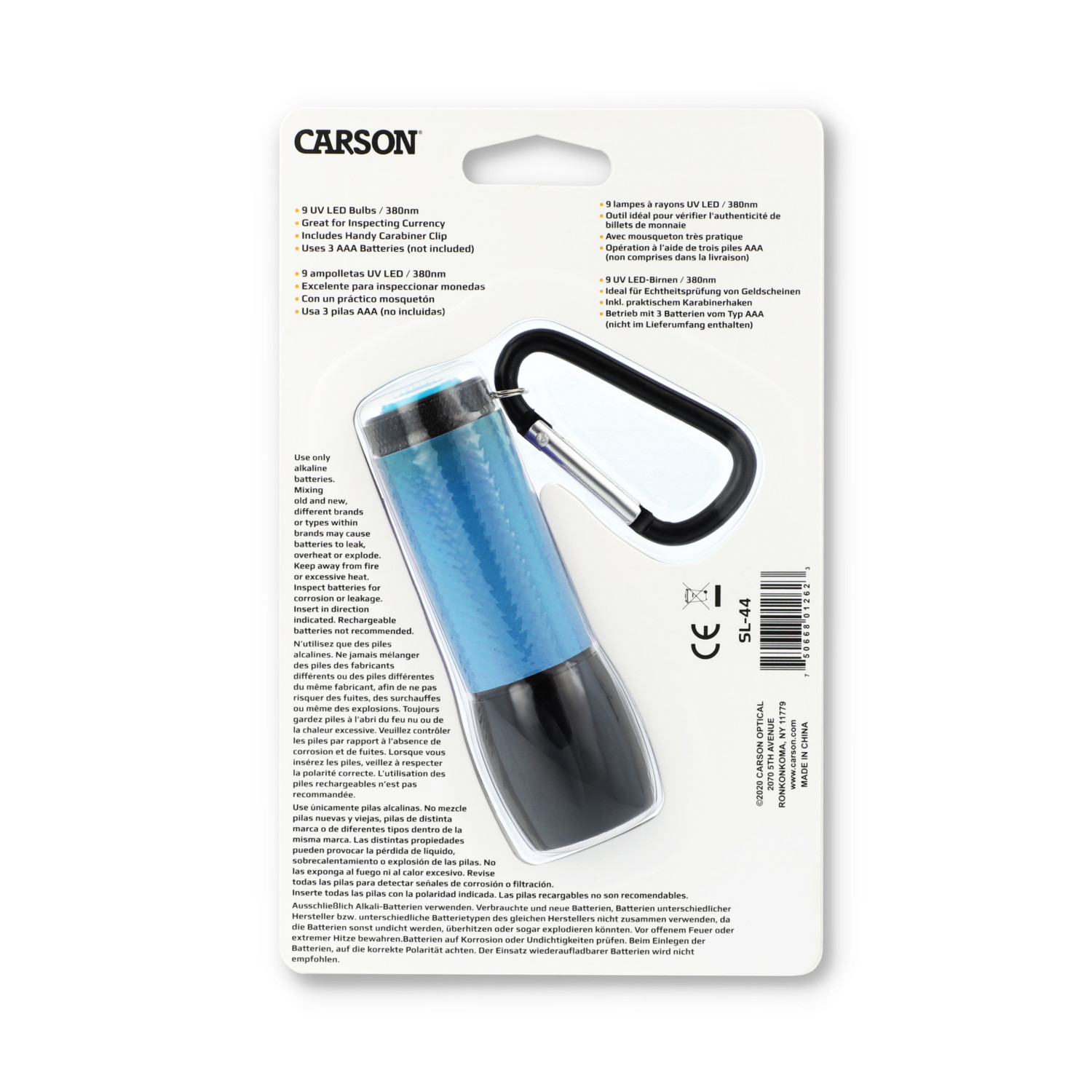 Carson UVSight PRO UV-Taschenlampe